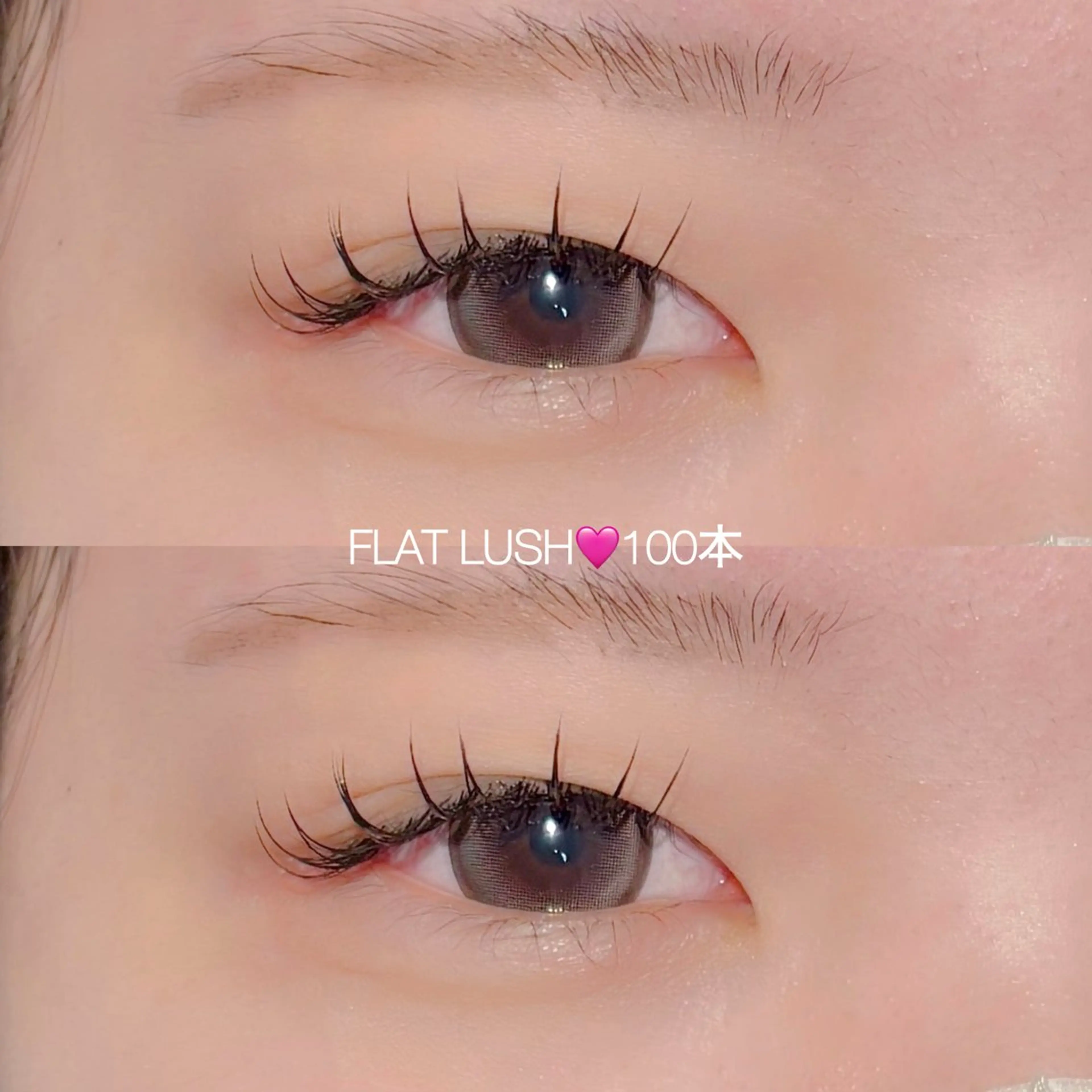 マツエク・マツパ キュート フラットラッシュ CreBiA   eyelash所属・CreBiA🎀 ayaのマツエク・マツパデザイン