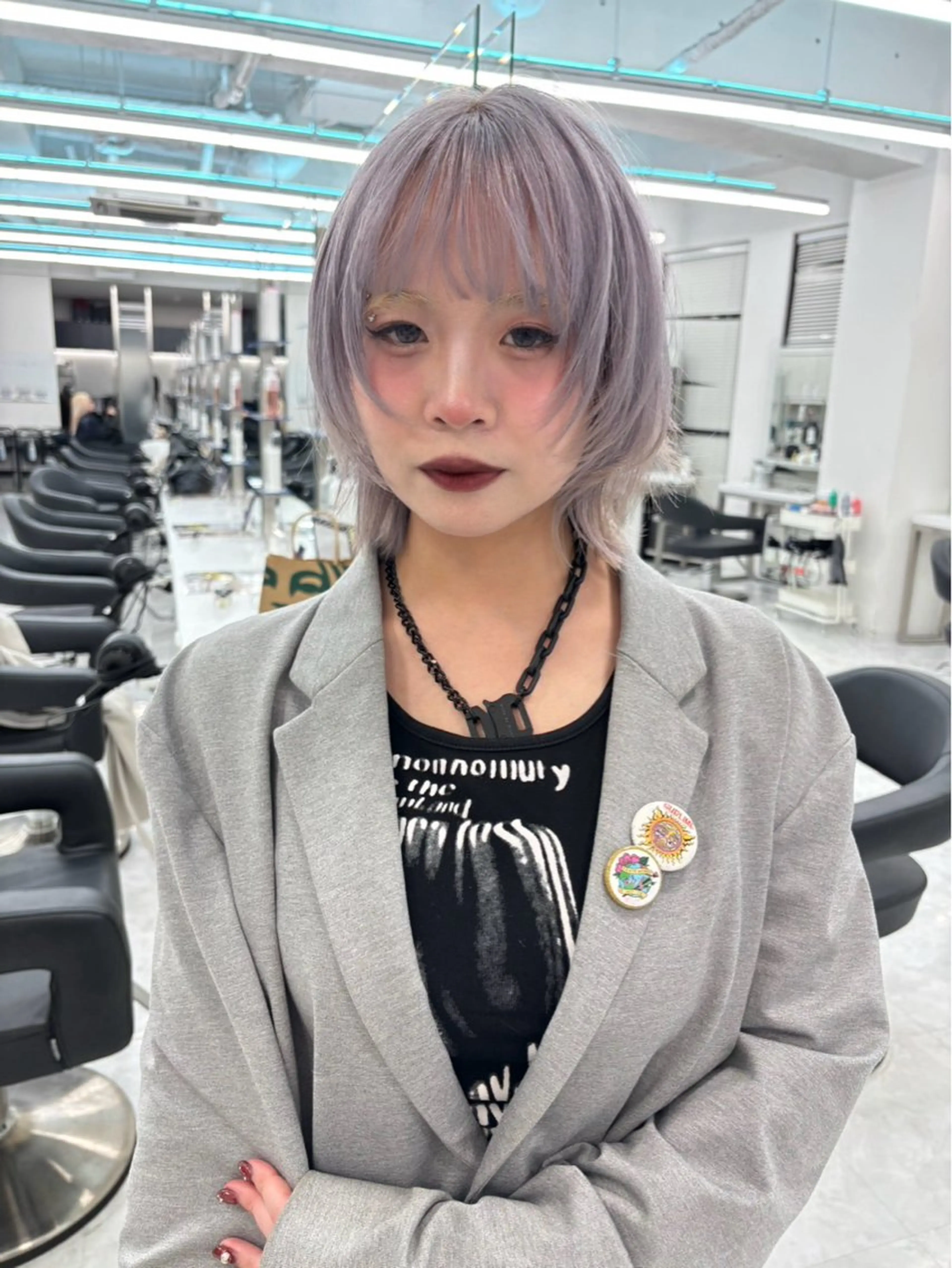 カラー ヘアカラー トリートメント ヘアセット mayu/ブリーチ/ layer/似合わせのヘアスタイル