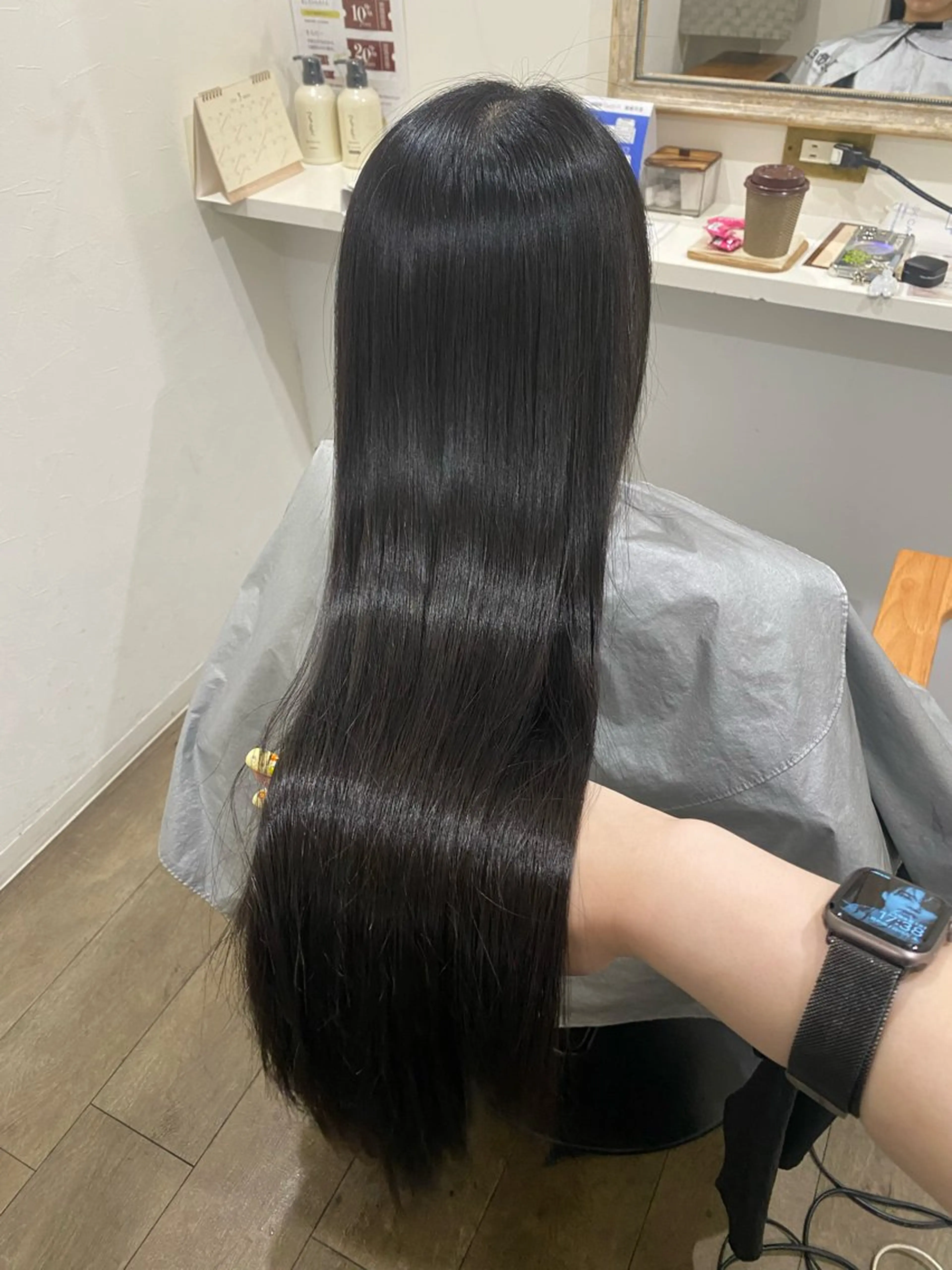 ロング カット 縮毛矯正 髪質改善サロン 梅田/ヨナミネのヘアスタイル