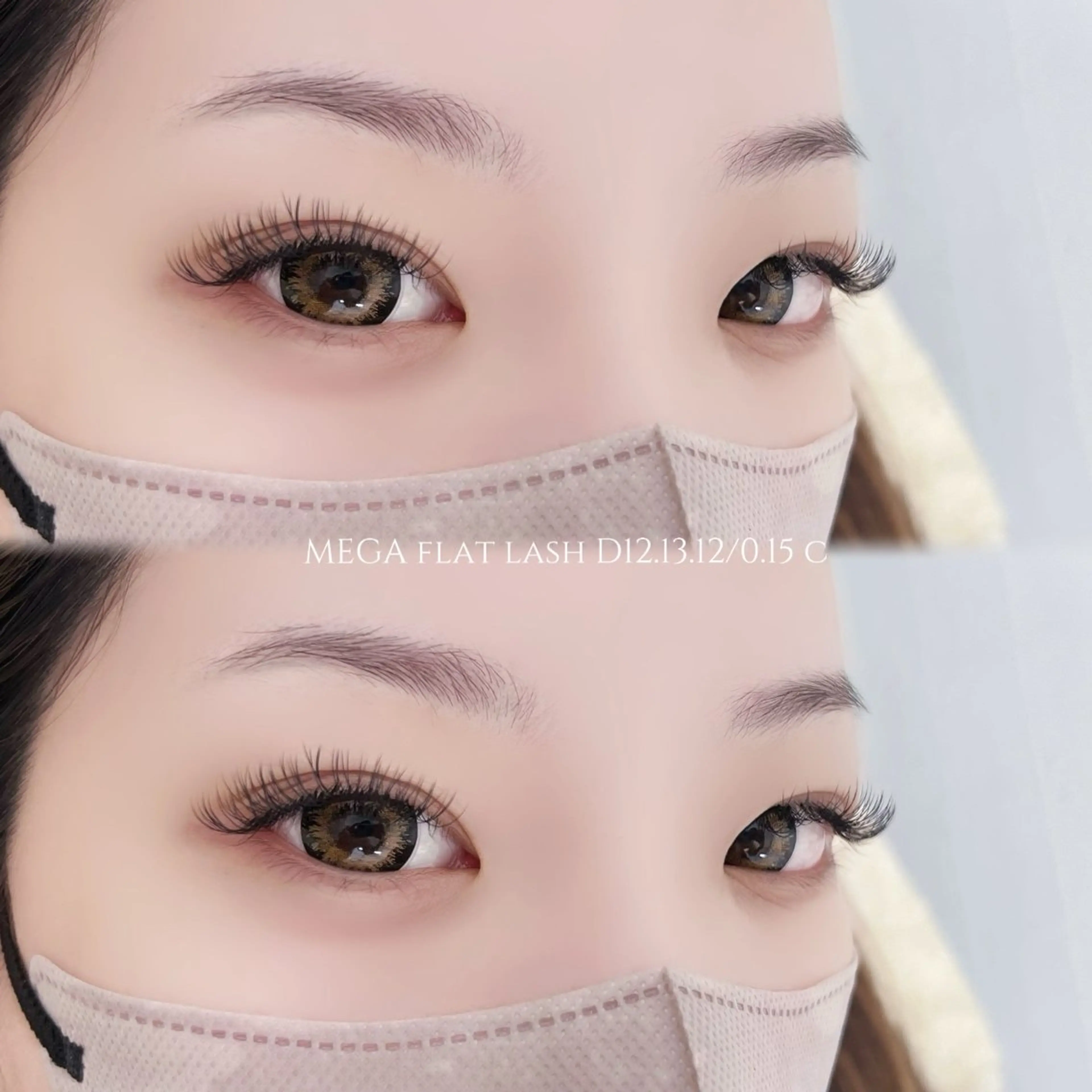 マツエク・マツパ フラットラッシュ マツエク Atelier AIHA所属・アトリエ AIHA 京橋店のマツエク・マツパデザイン