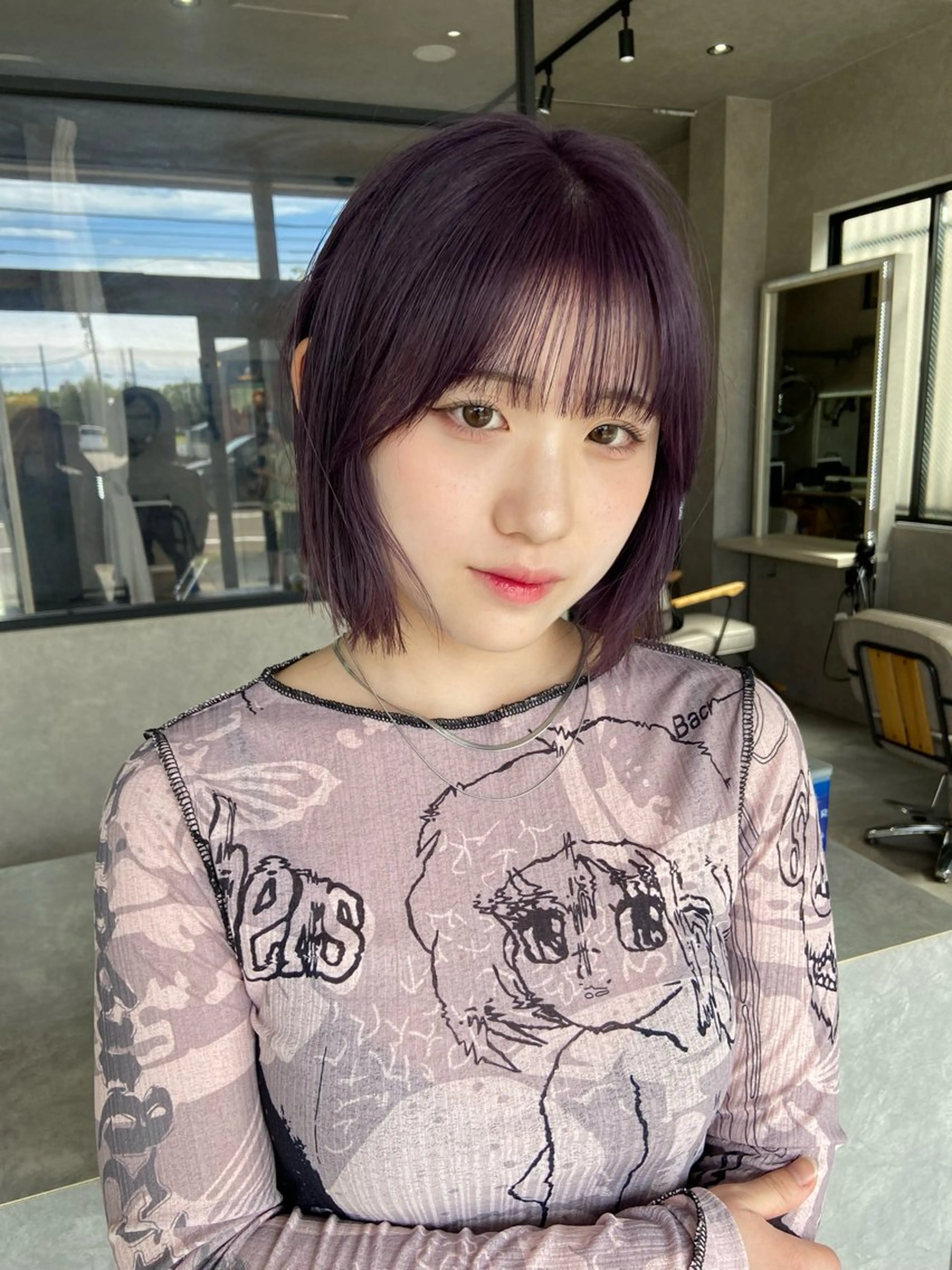 カット＋透明感ブリーチカラー🩷🩵の写真