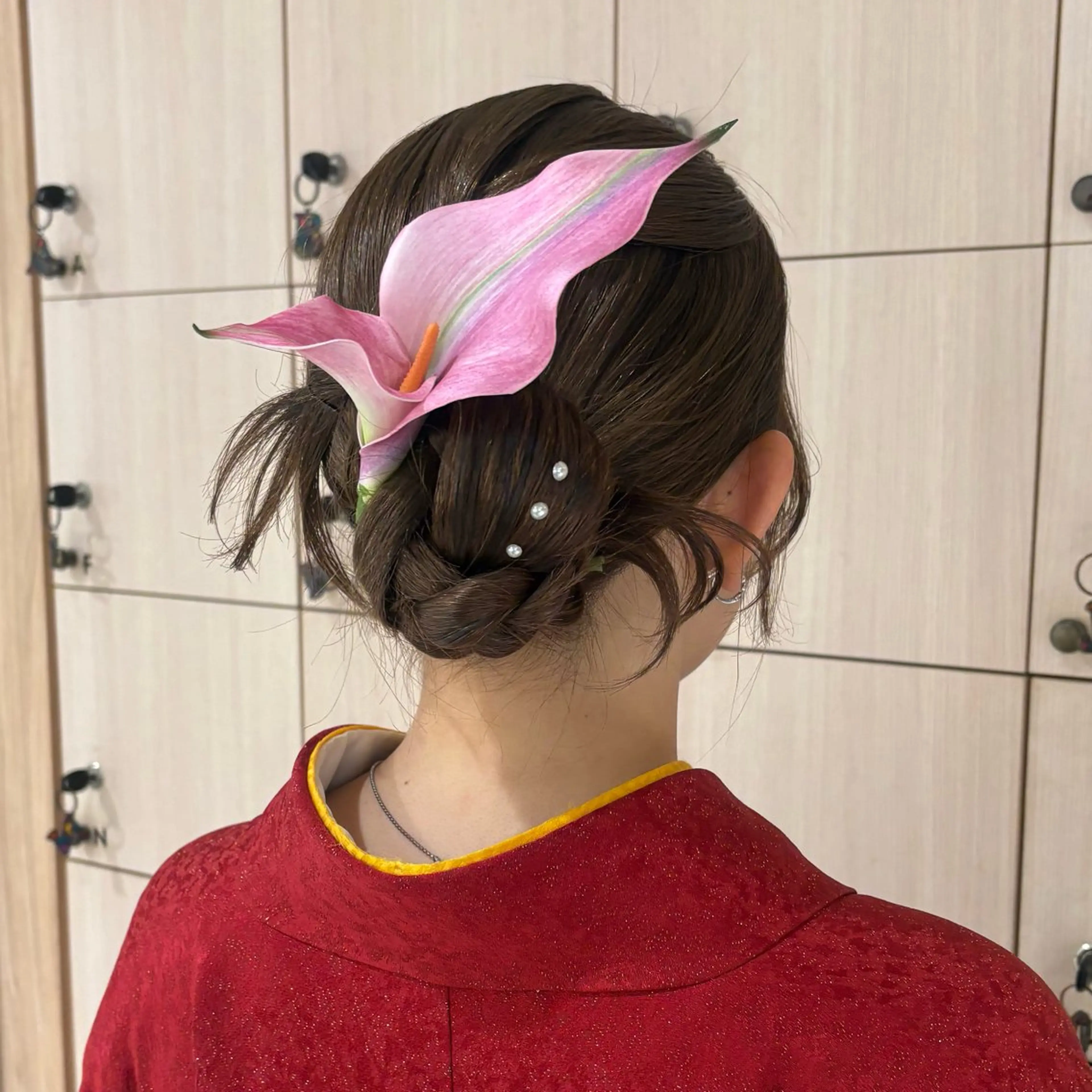 🌸卒業式🌸袴着付け+ヘアセット🎓💐の写真