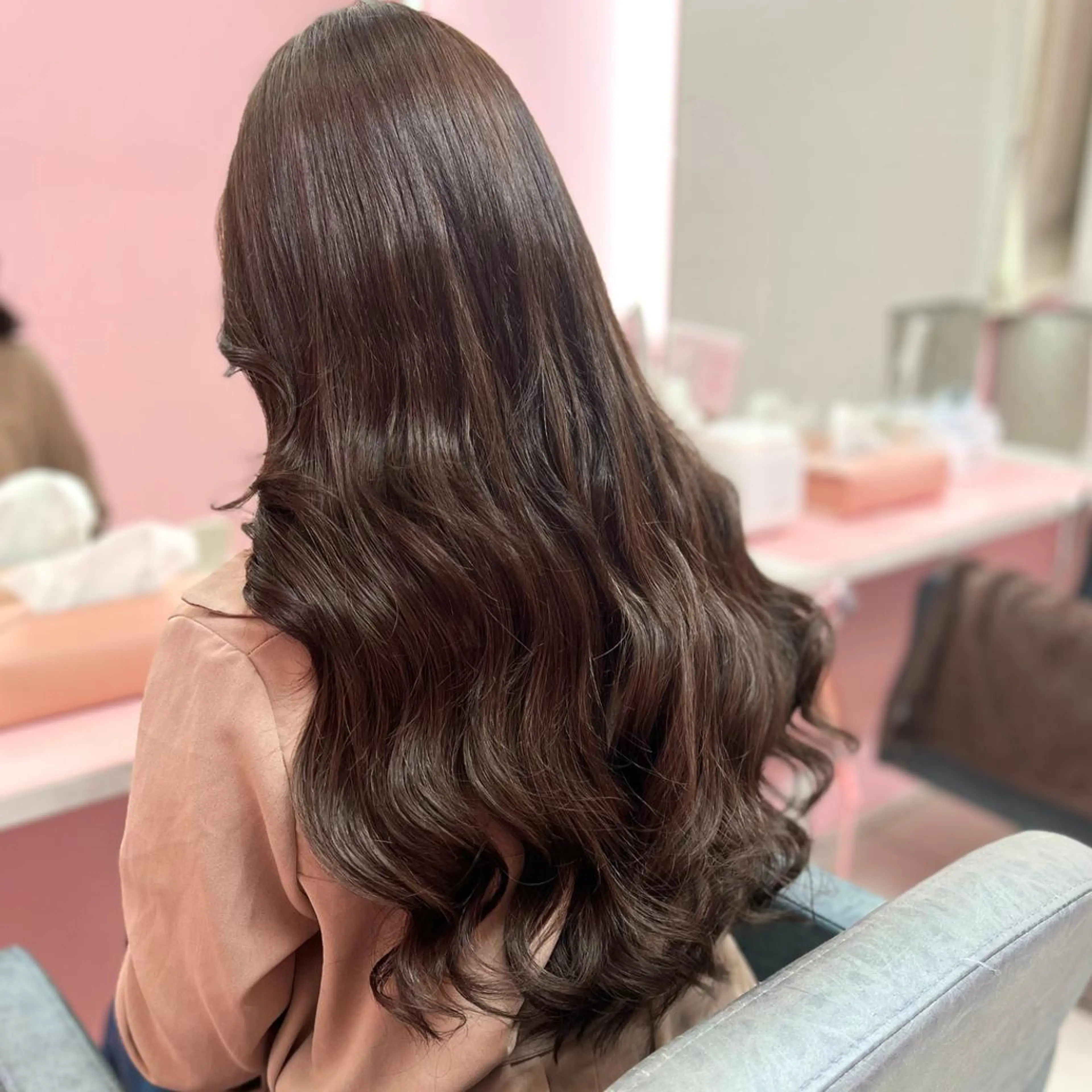 ロング エクステ 韓国風ヘア エクステ SEASON 大阪梅田駅徒歩7分のヘアスタイル