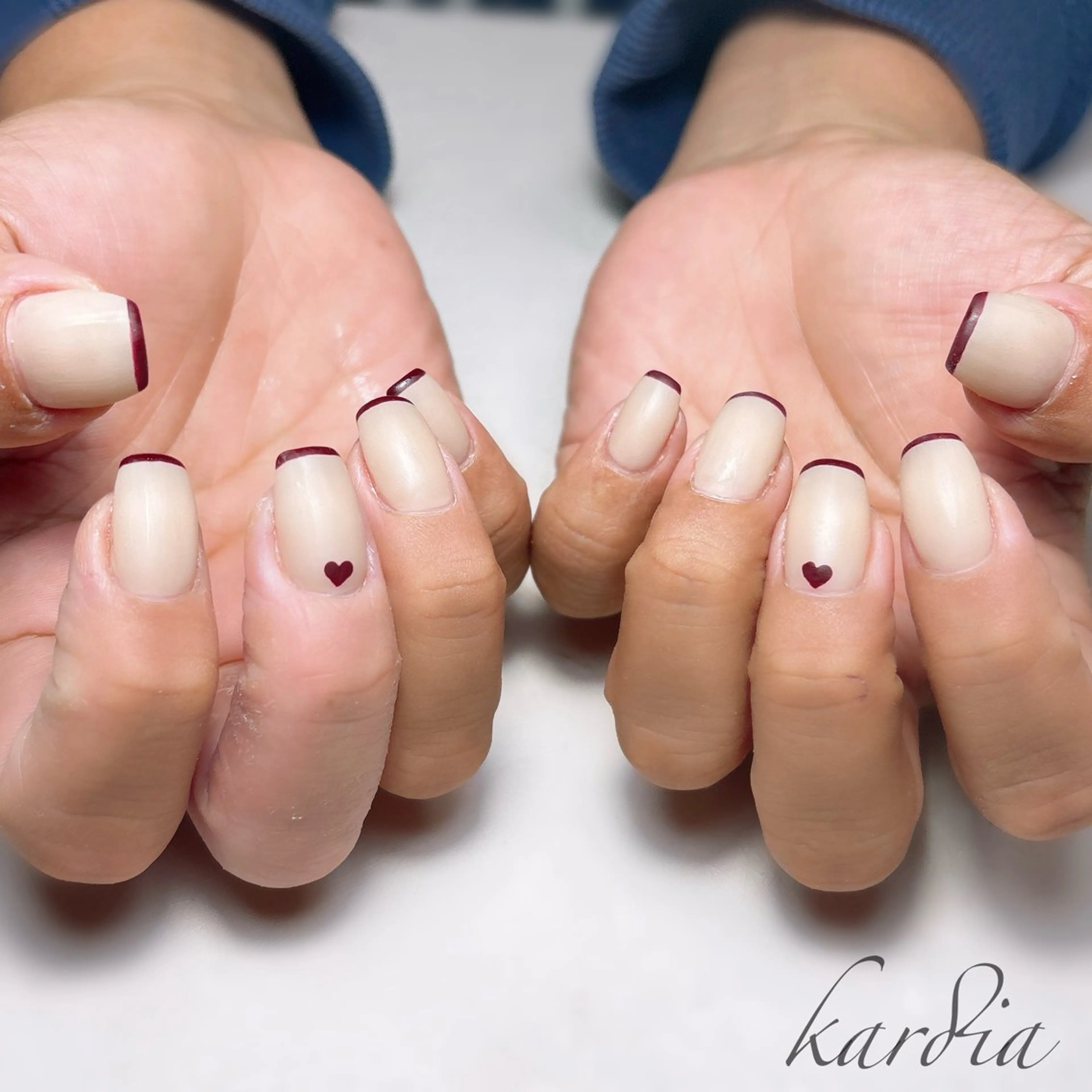 ネイル καρδιά -ｶﾙﾃﾞｨｱ-のネイルデザイン