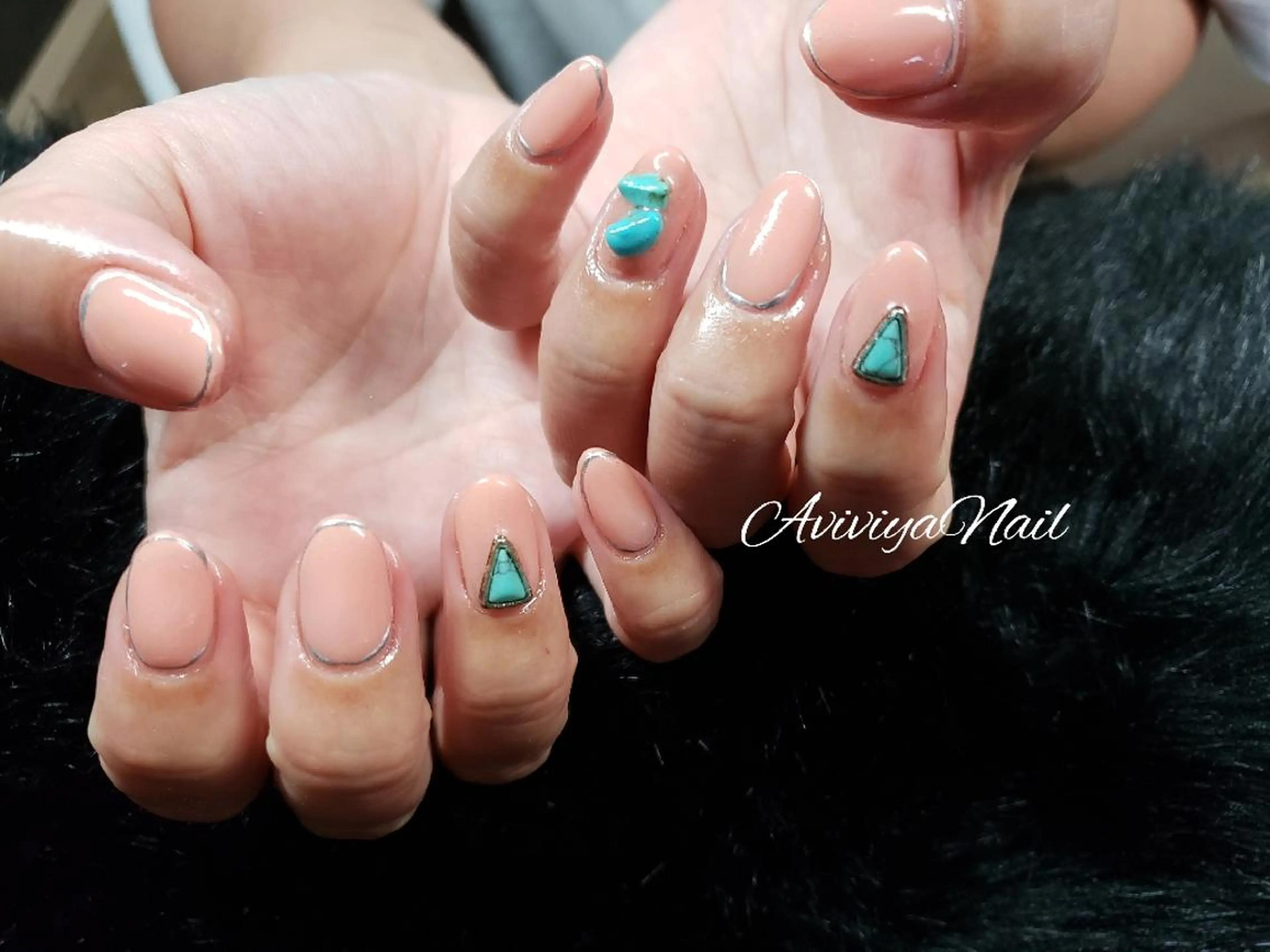 ミディアム ネイル AviviyaNail所属・kubo ayaのネイルデザイン