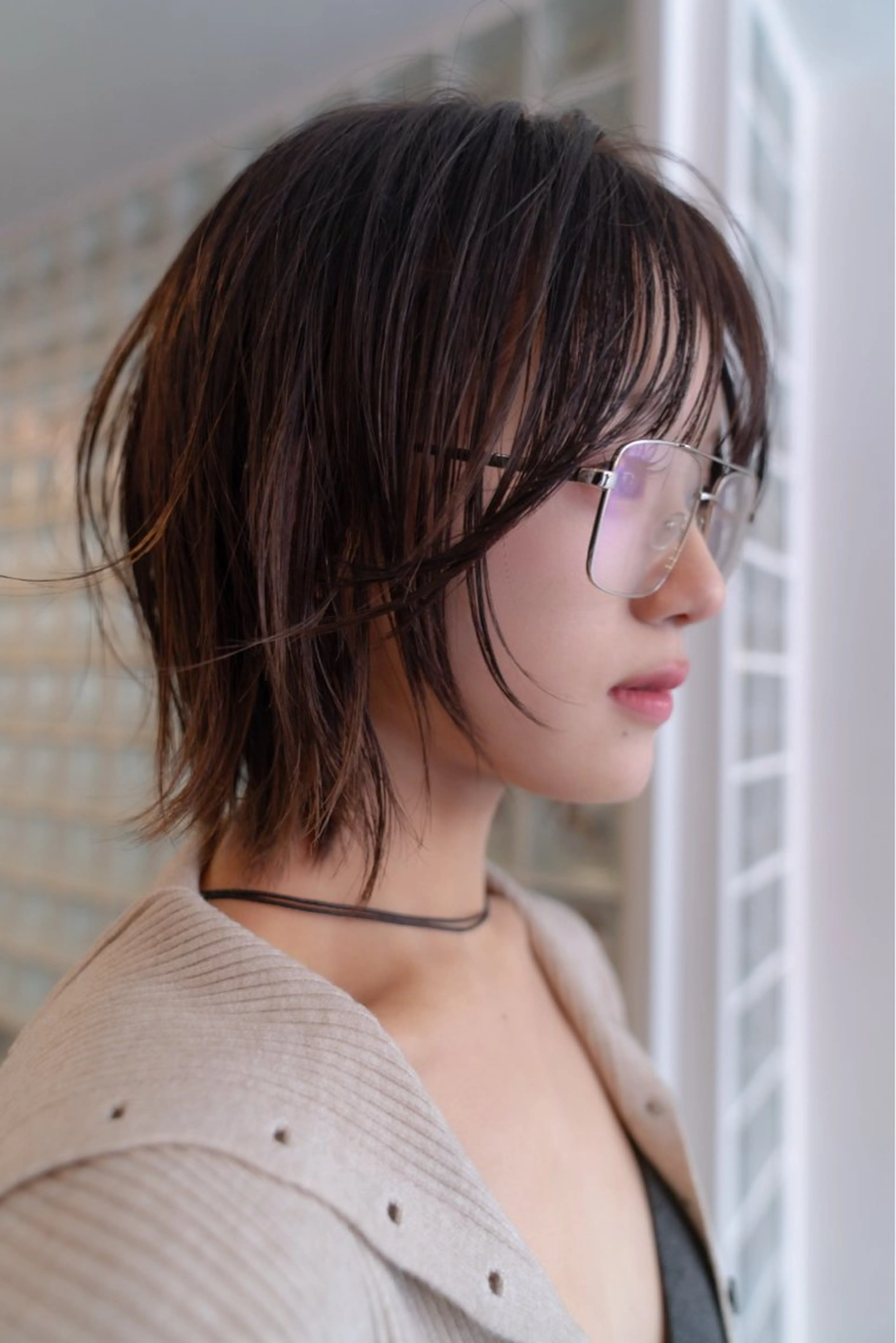 ショート カラー ウエズ ミコトのヘアスタイル