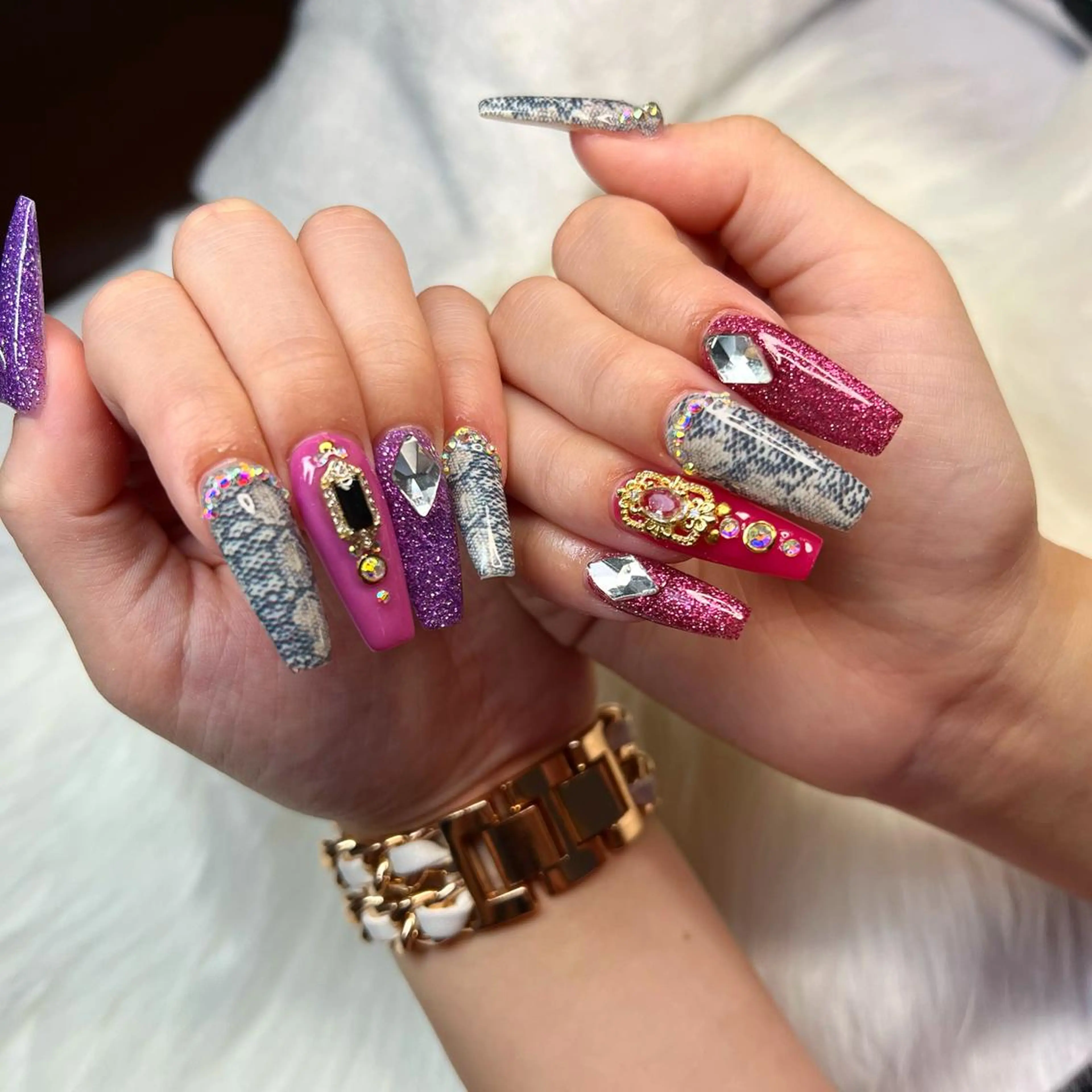 ロング ネイル nail salon azuのネイルデザイン