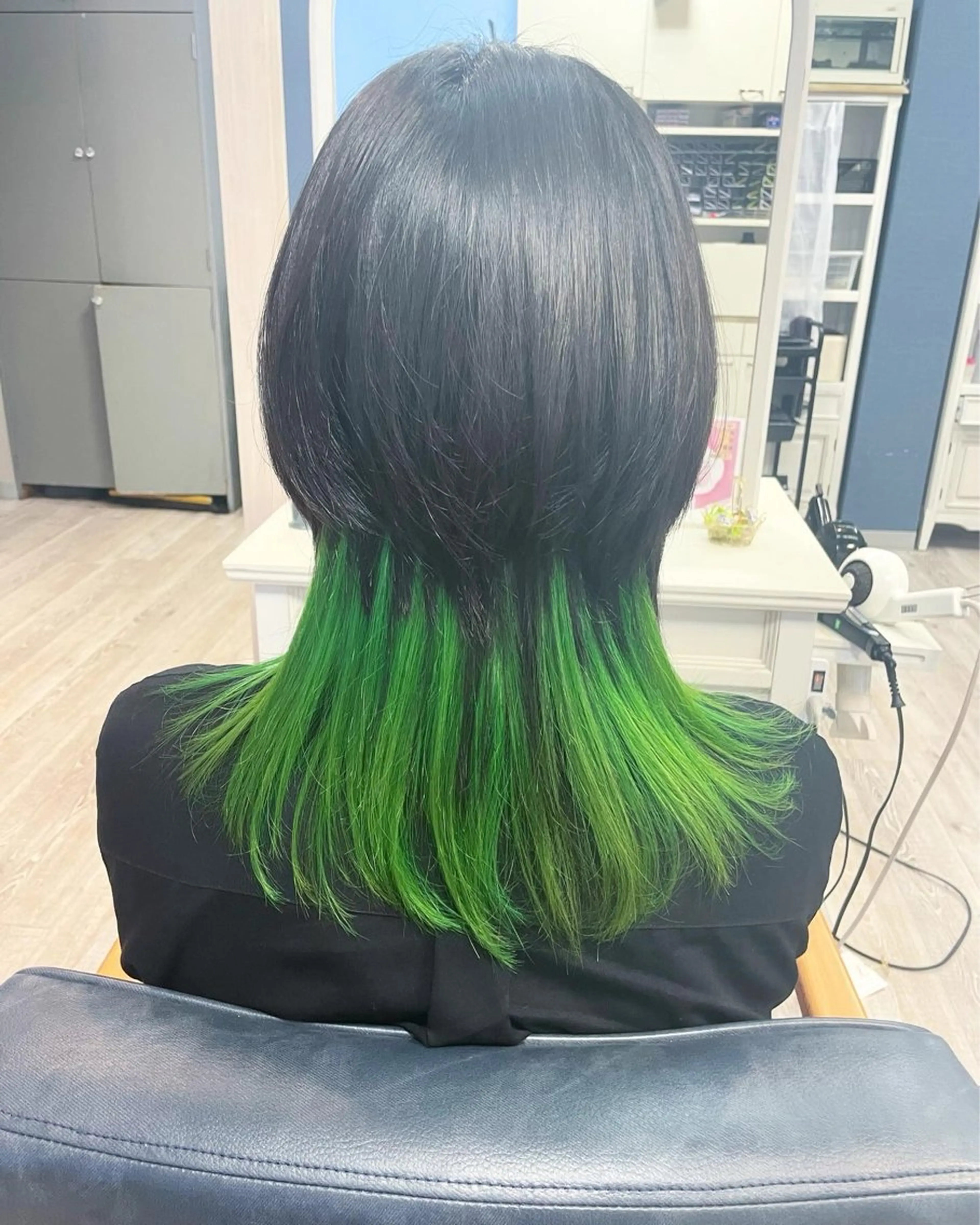 セミロング カラー ブリーチ mio ☆のヘアスタイル