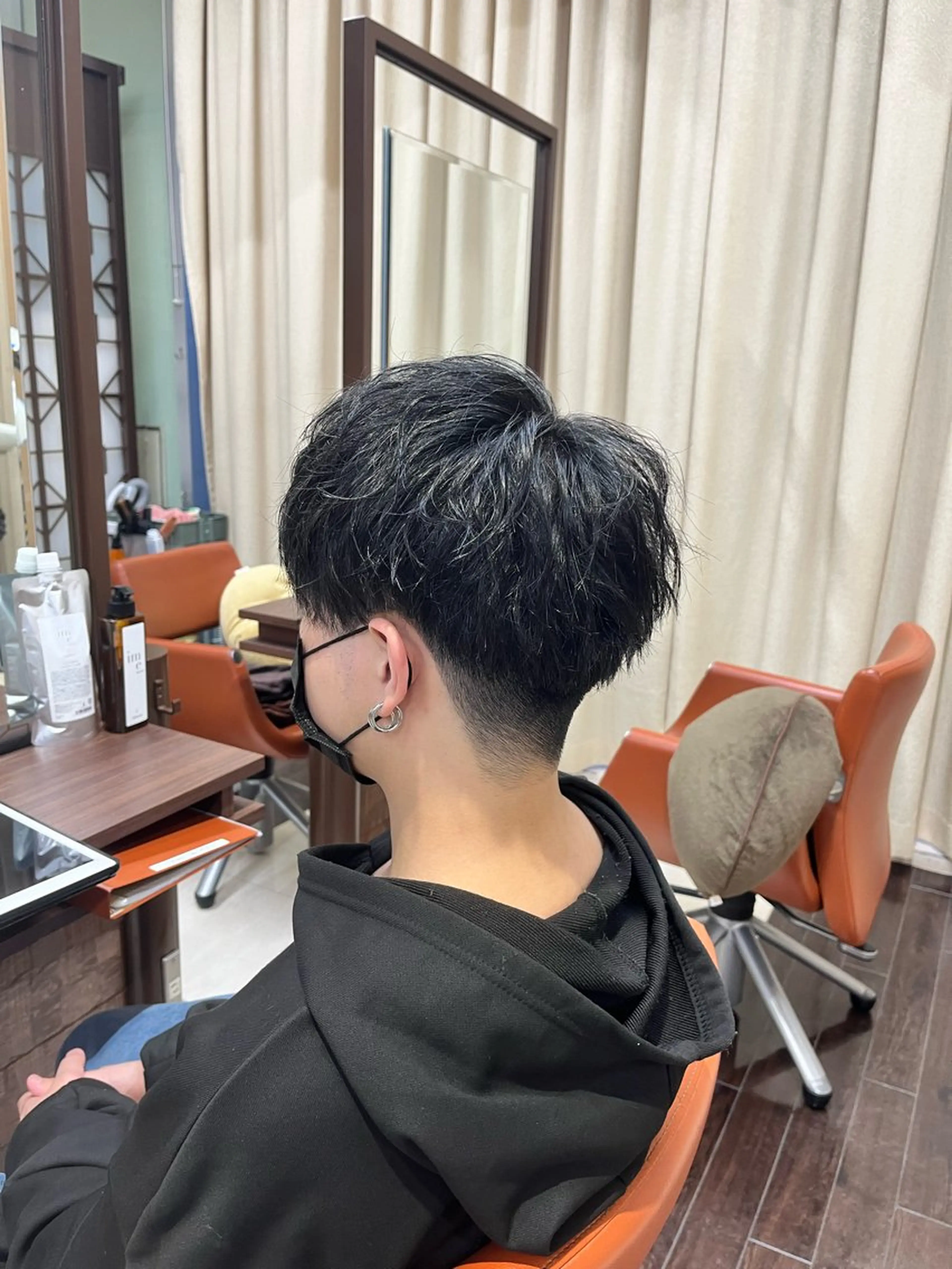 ショート パーマ メンズ マッシュ メンズパーマ メンズツイストパーマ 刈り上げ ツイストパーマ 🧊メンズ特化🧊 高木航希のヘアスタイル