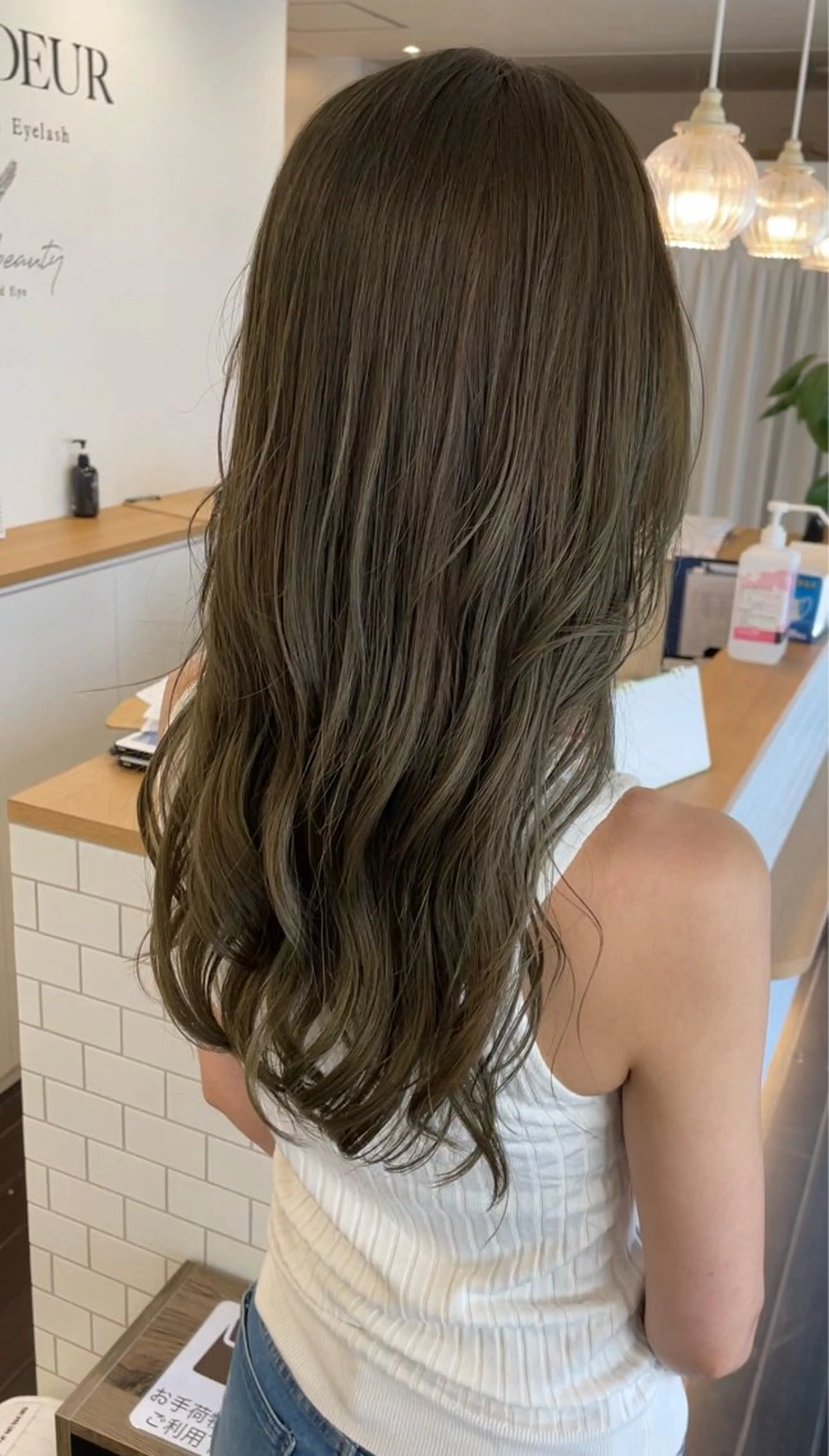 セミロング カラー カット ヘアカラー トリートメント 透明感カラー/艶感/ メンズパーマ/福島のヘアスタイル