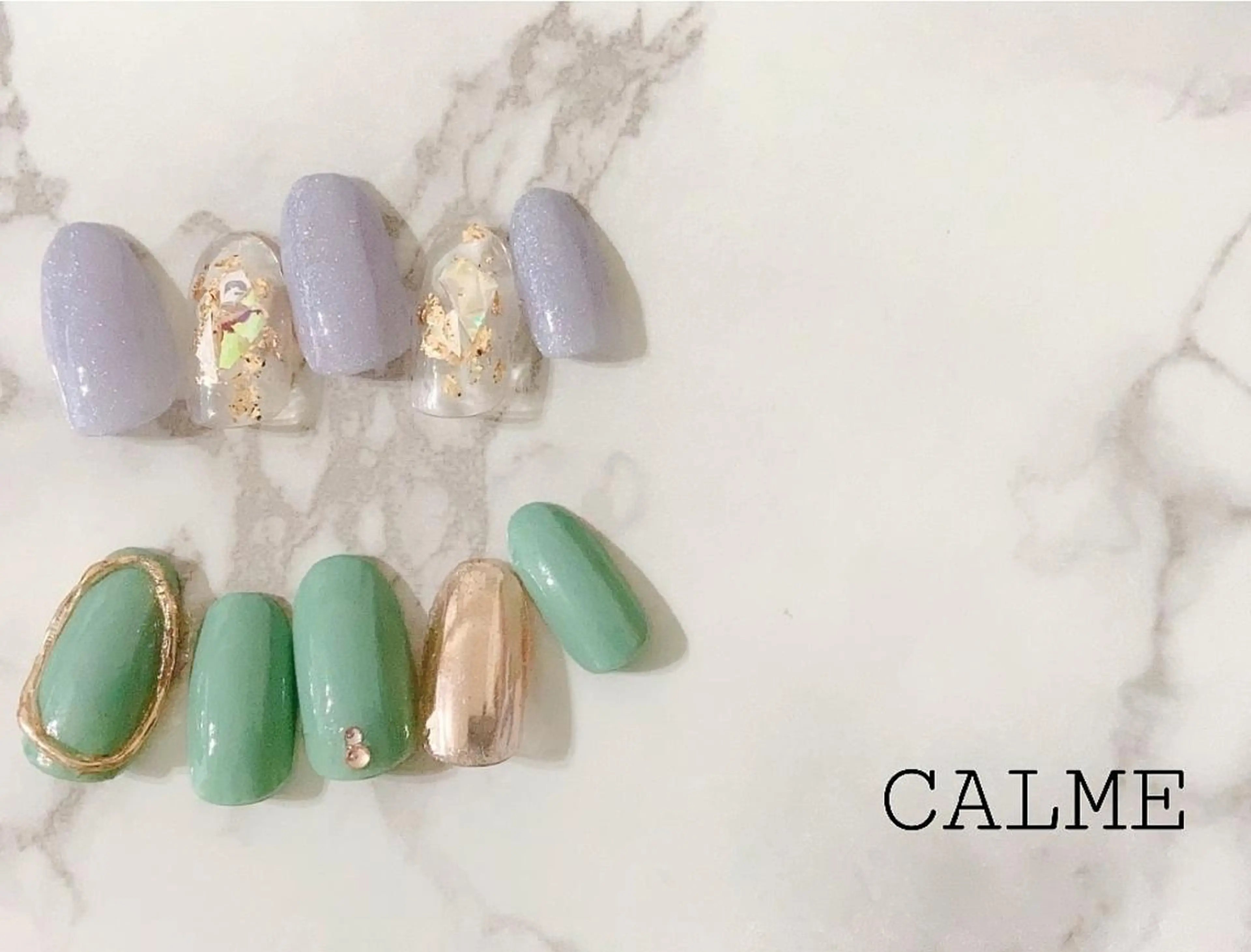 ネイル ニュアンスネイル ハンドネイル CALME ♡のネイルデザイン