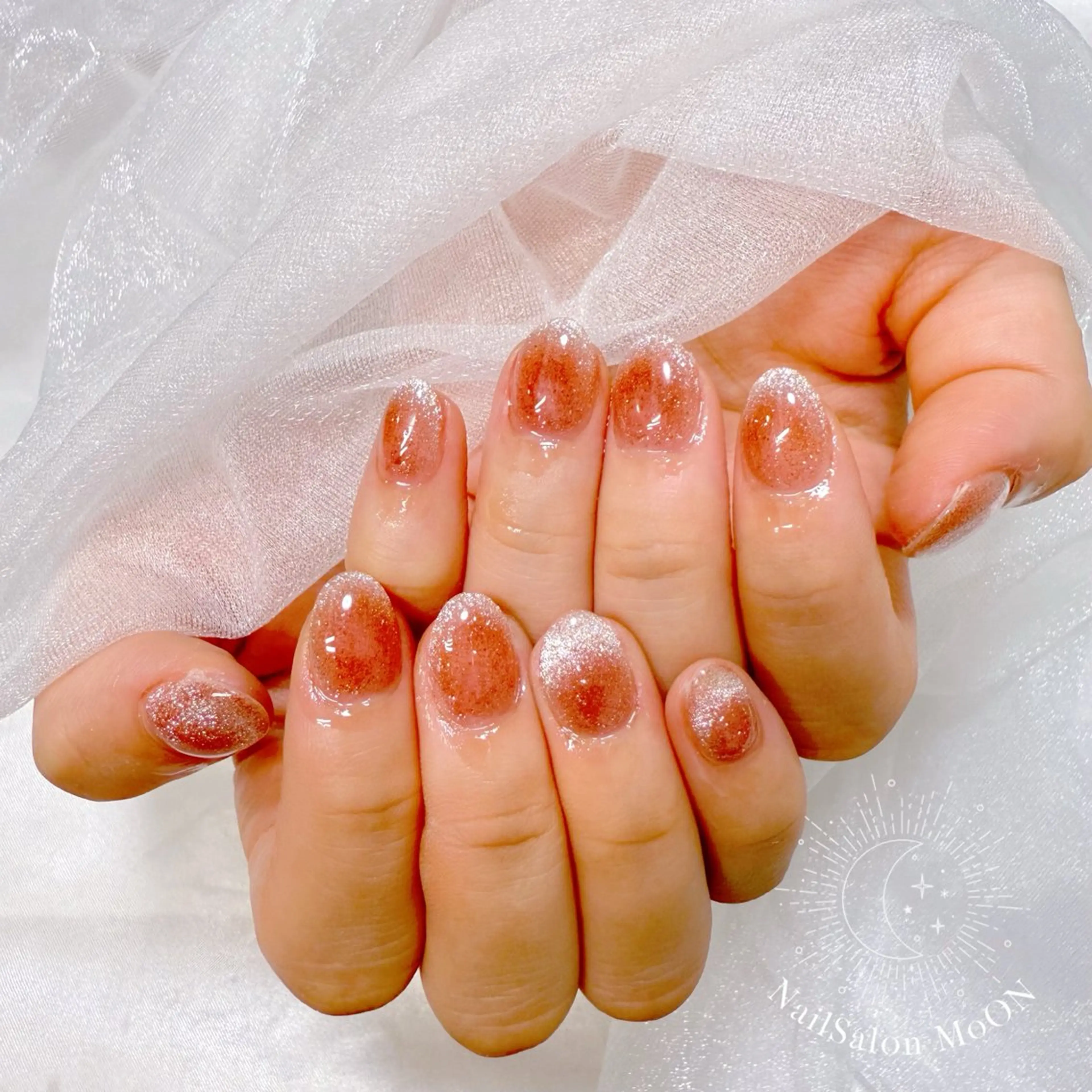 ネイル マグネットネイル MoON...❤︎ MeGuのネイルデザイン