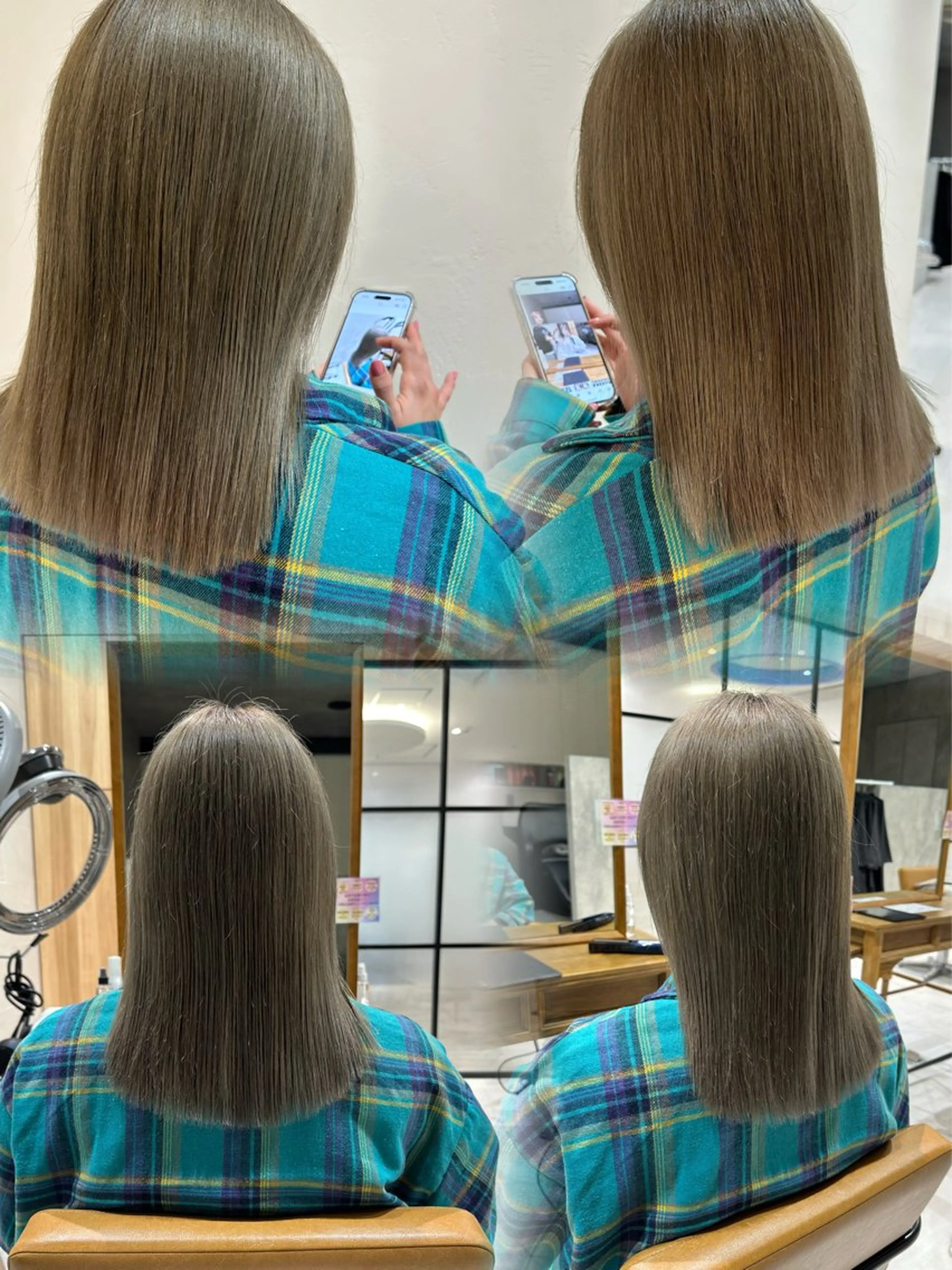 セミロング レイヤー/流行りヘア 🤲MIREI🤲のヘアスタイル