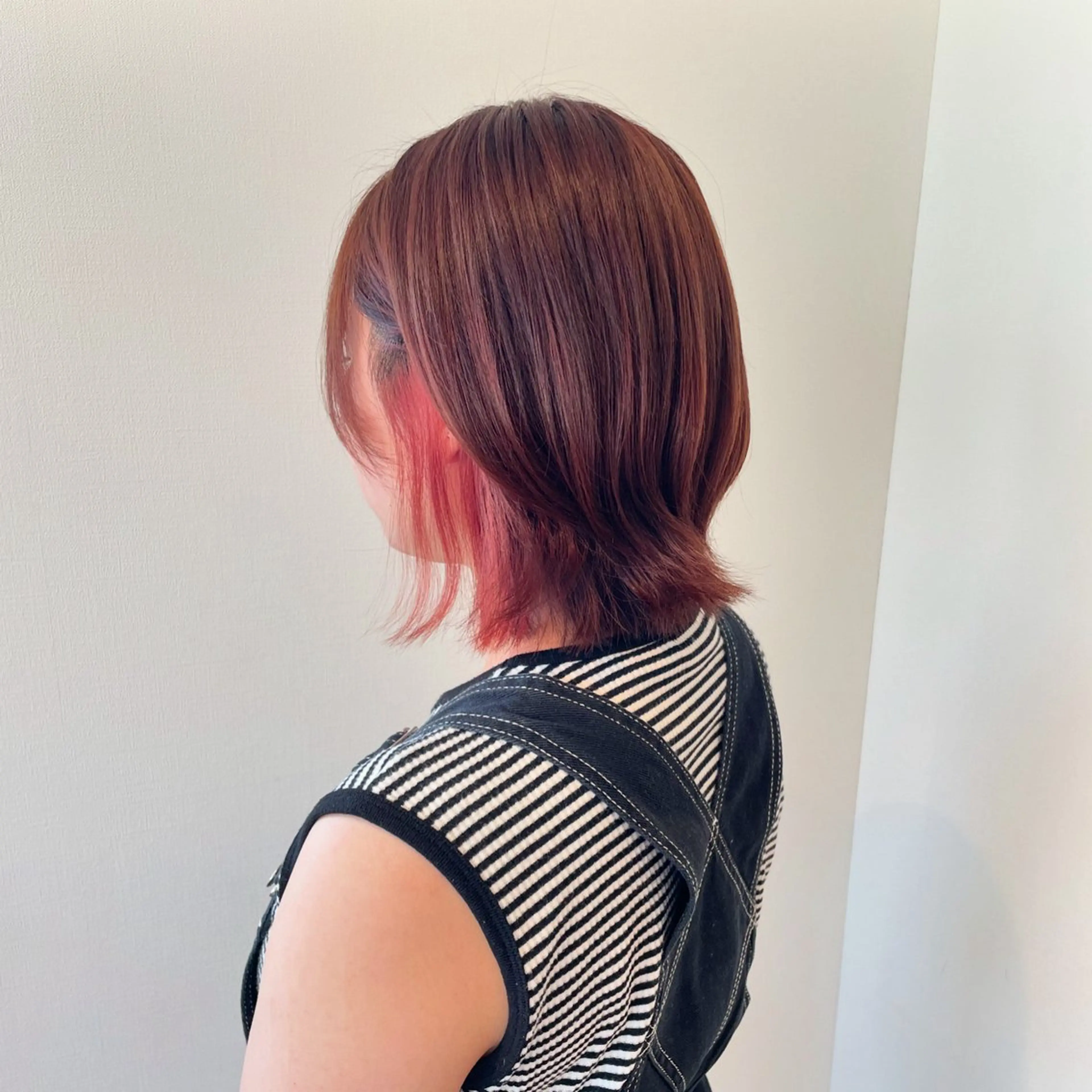 ミディアム カラー ヘアカラー 【STORY】 🧁misaki🧁のヘアスタイル