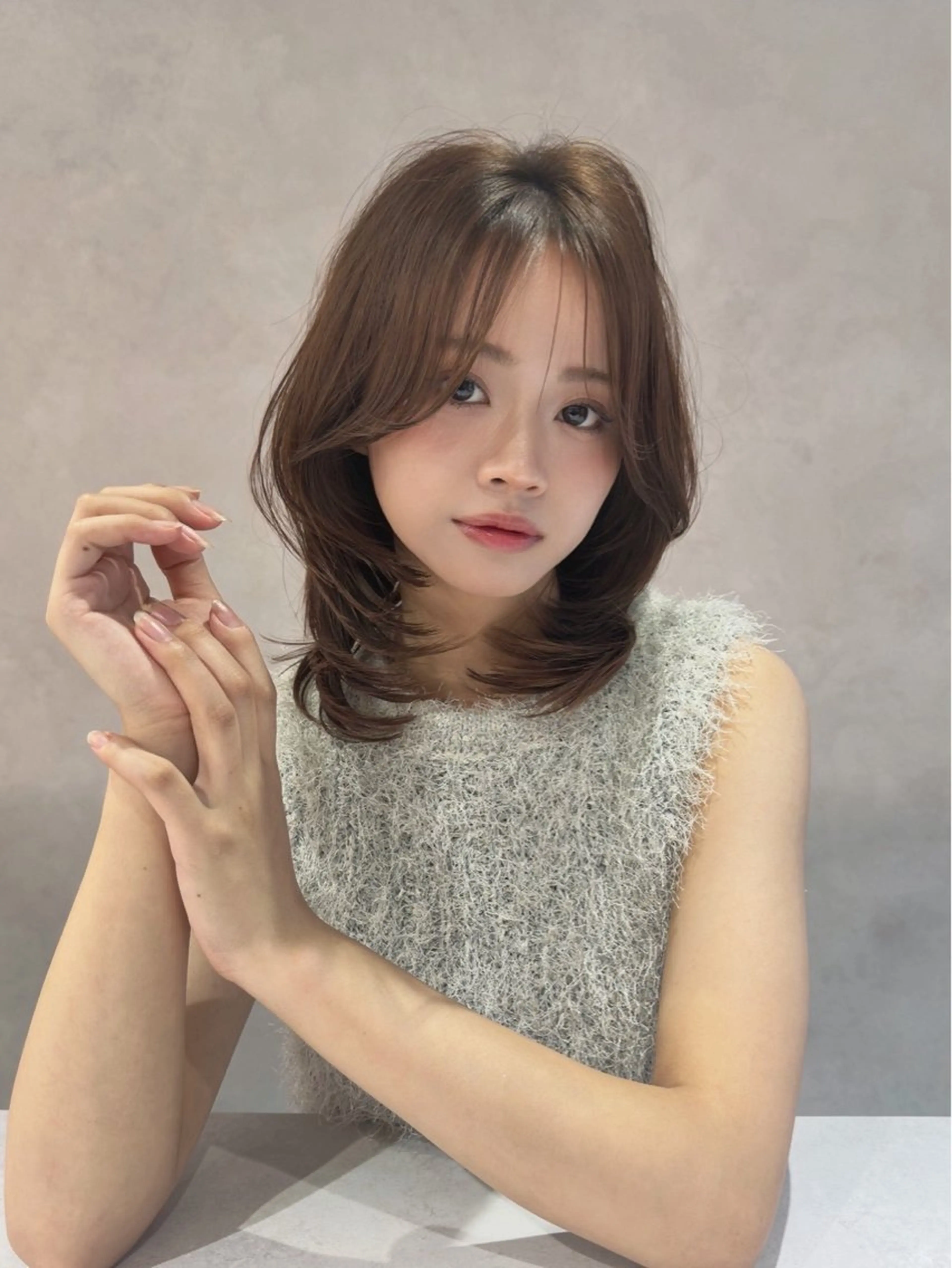 セミロング モテカラー🫧💕 RIOのヘアスタイル