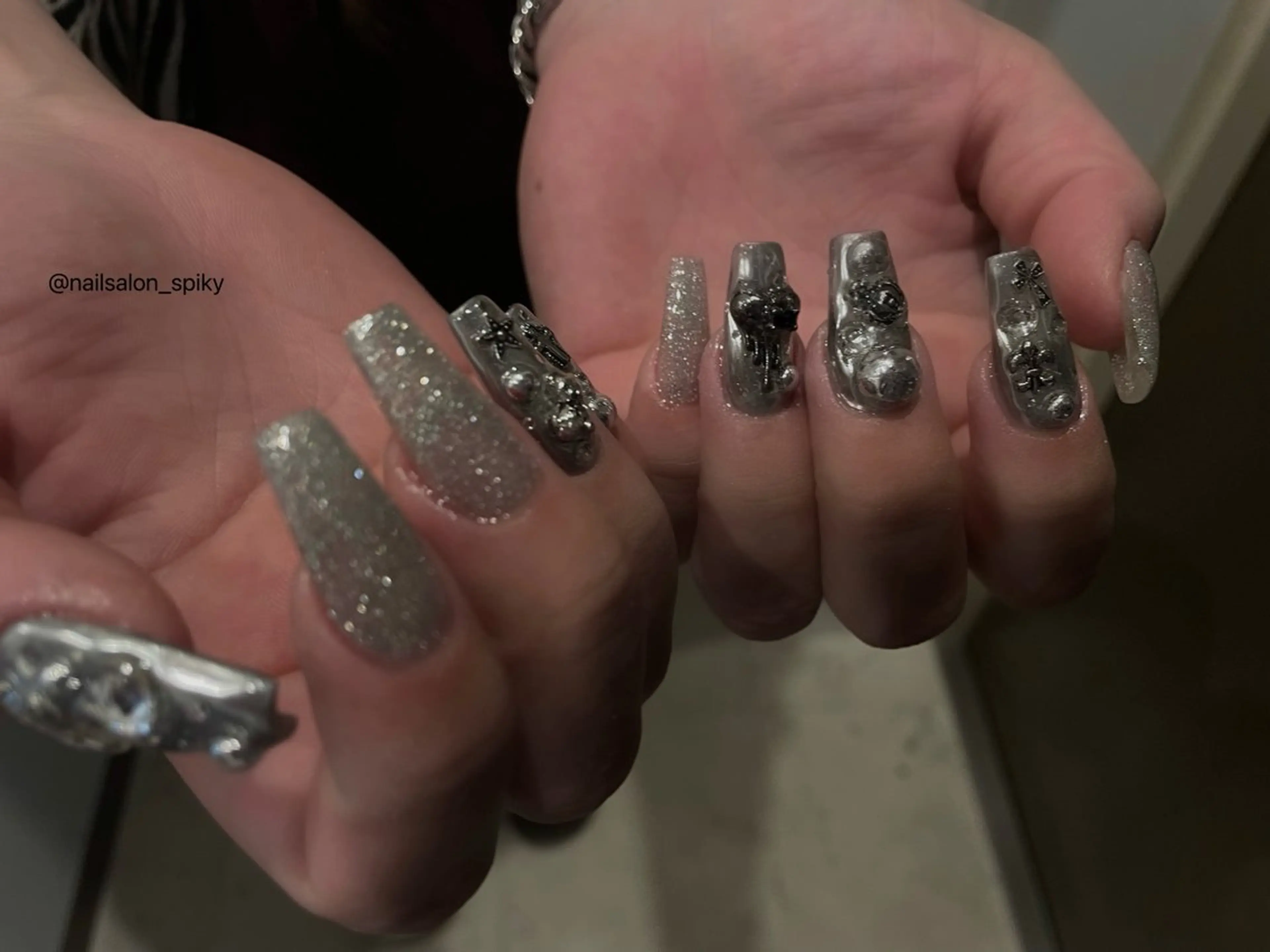 ネイル Spiky とうげ ふうかのネイルデザイン