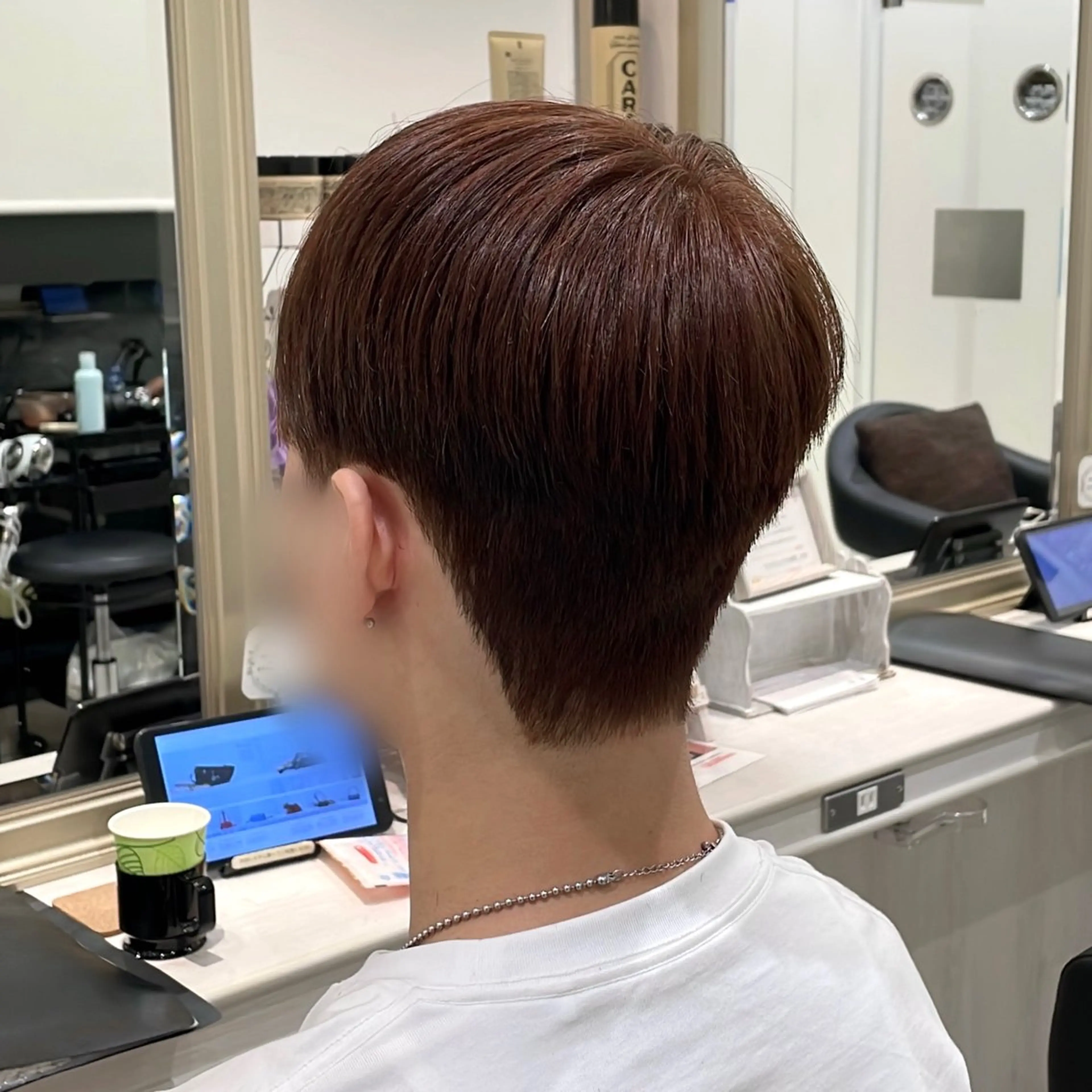 ショート カラー パーマ ヘアアレンジ メンズ カット パーマ 縮毛矯正 ヘアセット パク・ボミン小野リエ 韓国ハーフ🦊のその他イメージ