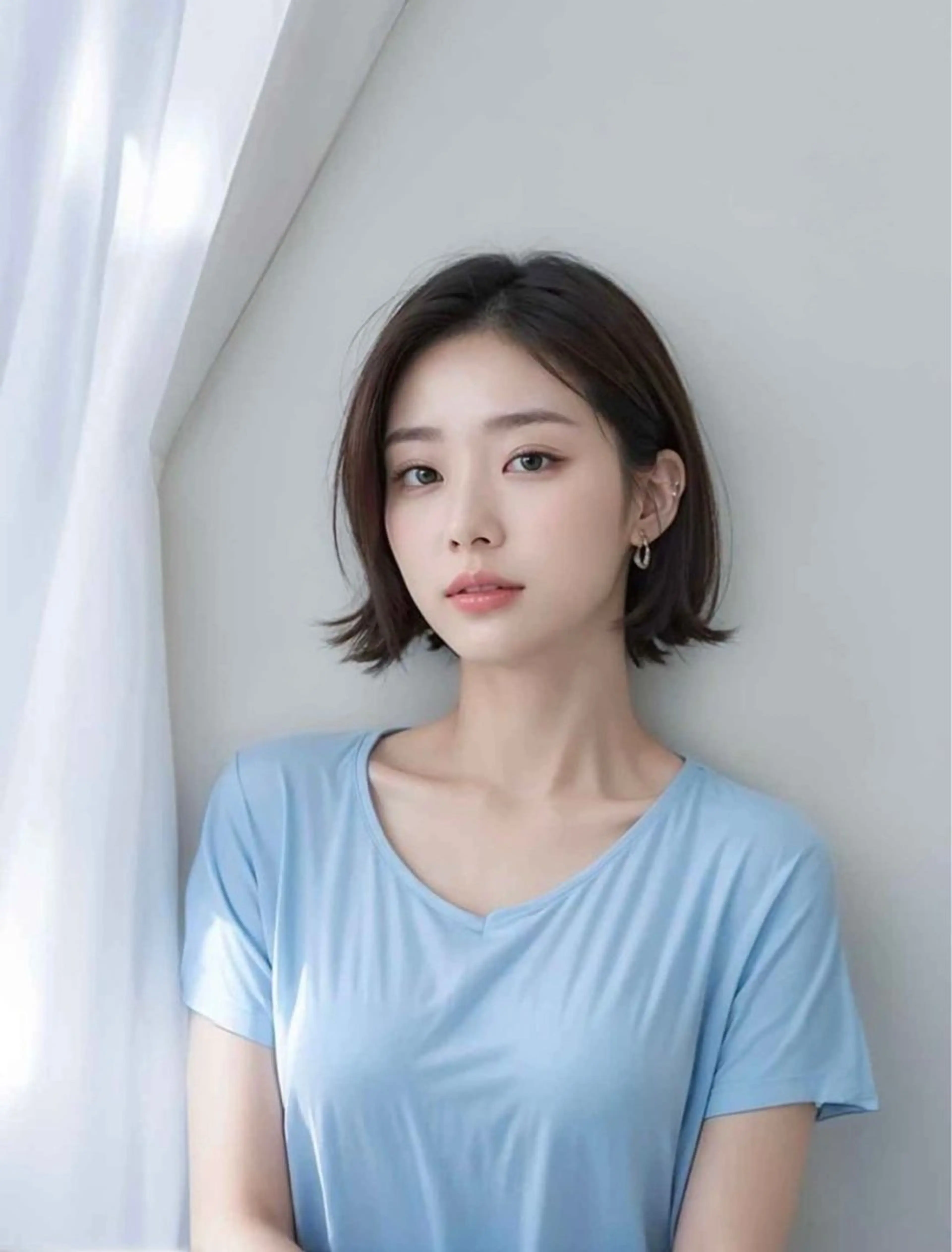 ショート ヘアセットを簡単に 🫧深井　花帆のヘアスタイル