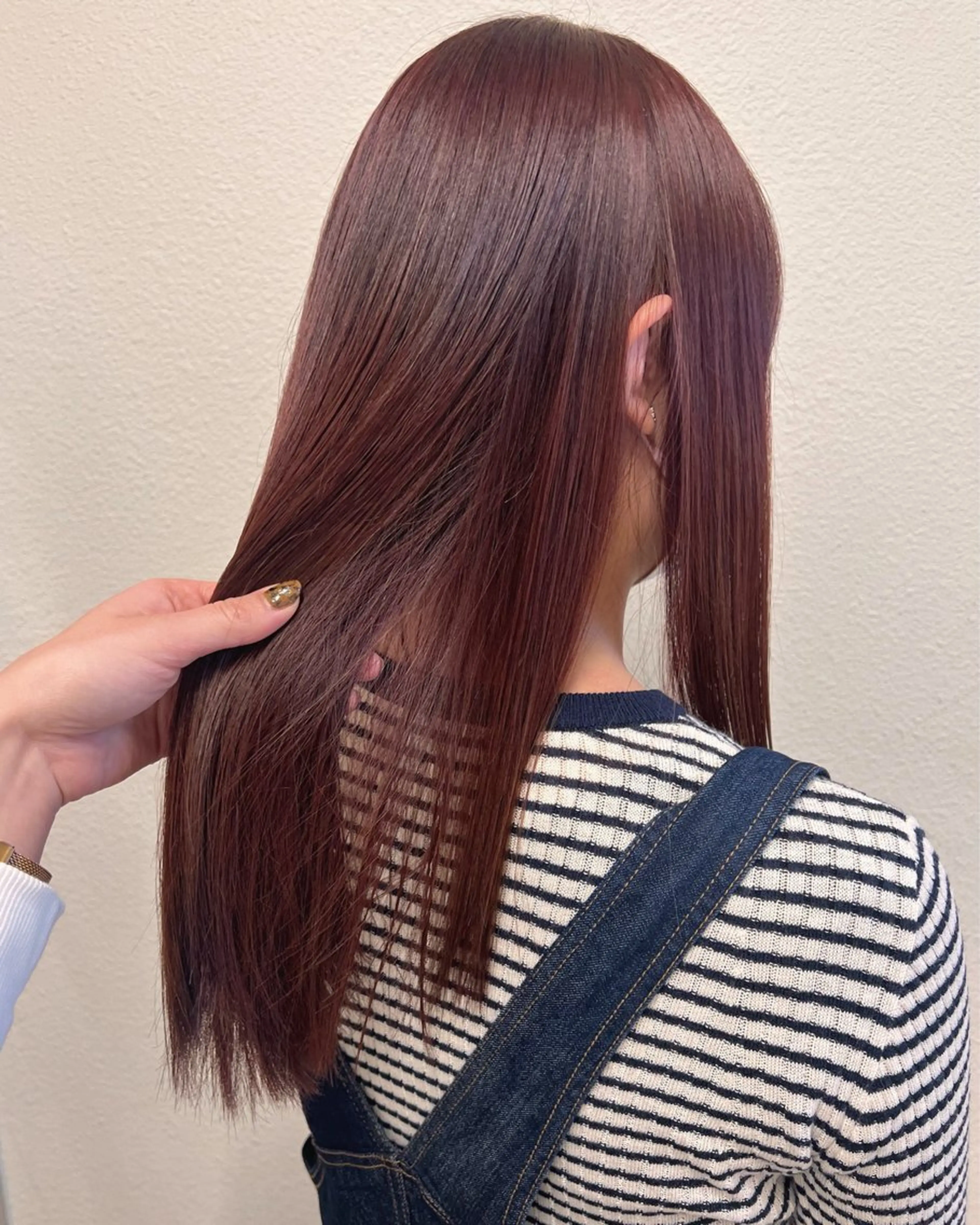 セミロング カラー ブリーチ ブリーチなしカラー カット ヘアカラー トリートメント 🌼こやま かおり🌼のヘアスタイル