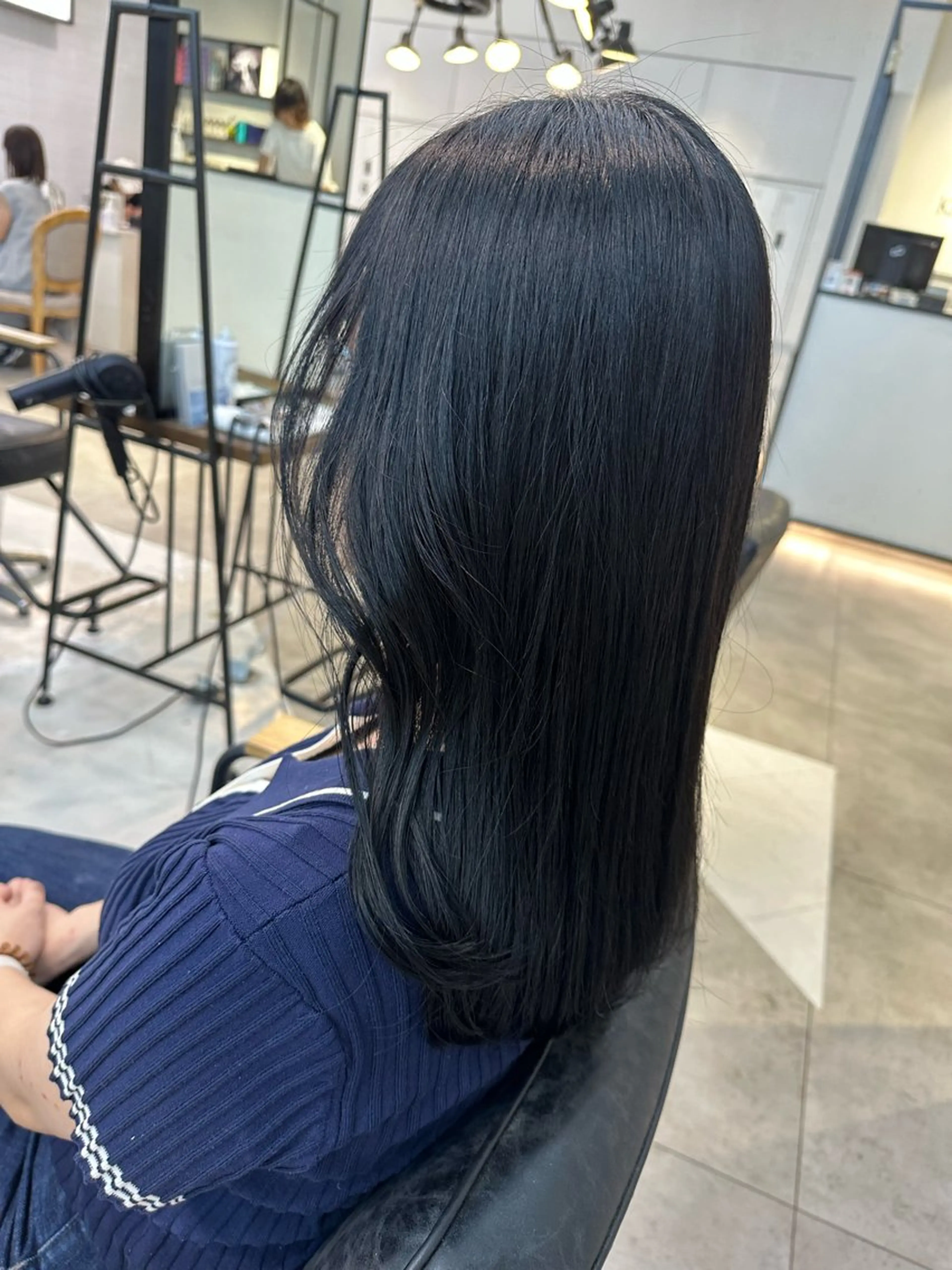 セミロング カラー ヘアカラー トリートメント ヘッドスパ ヘアセット 🫧カット/パーマ /ネイル/かりん🫧のヘアスタイル