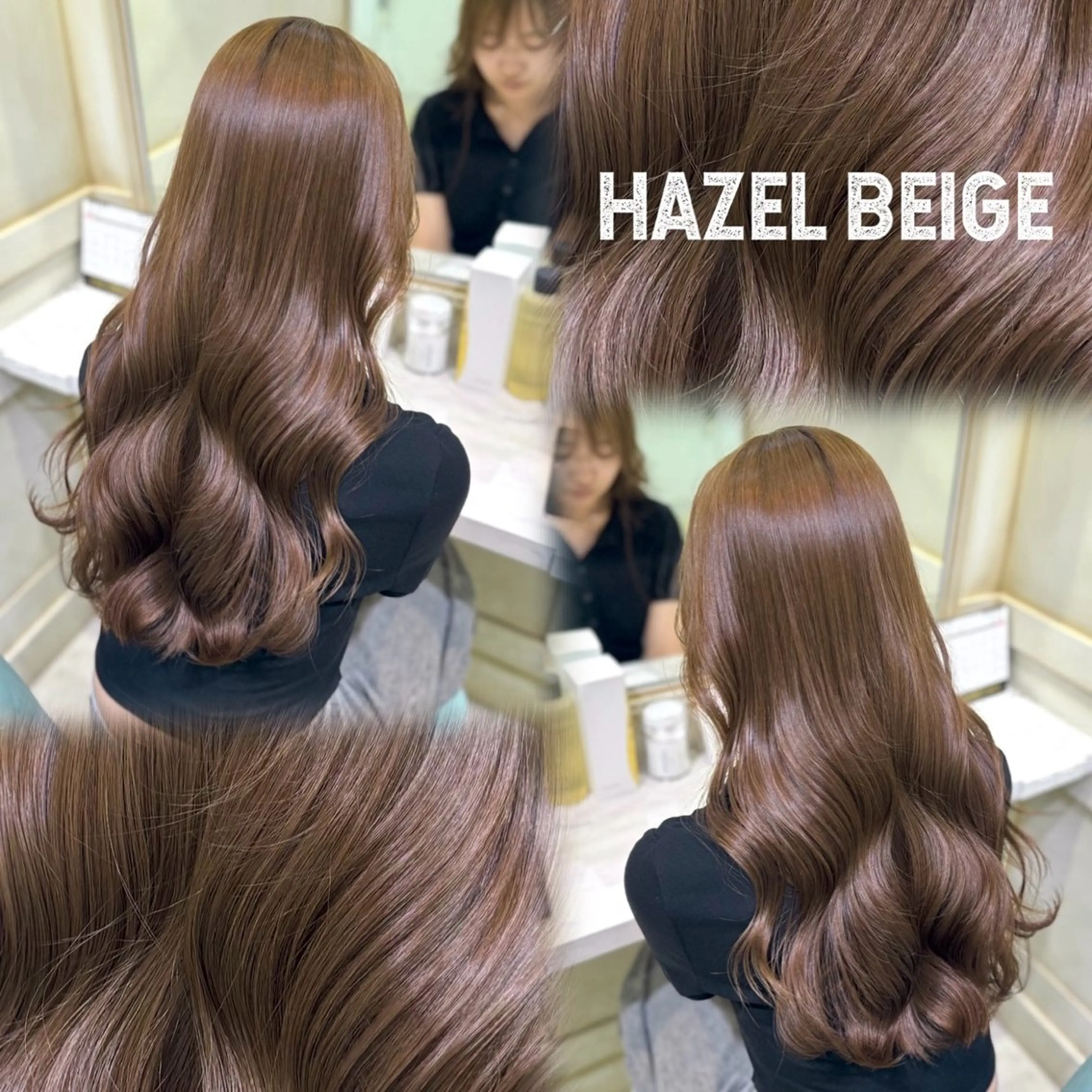 ロング カラー カット ヘアカラー トリートメント 透明感カラー/ kazusaのヘアスタイル