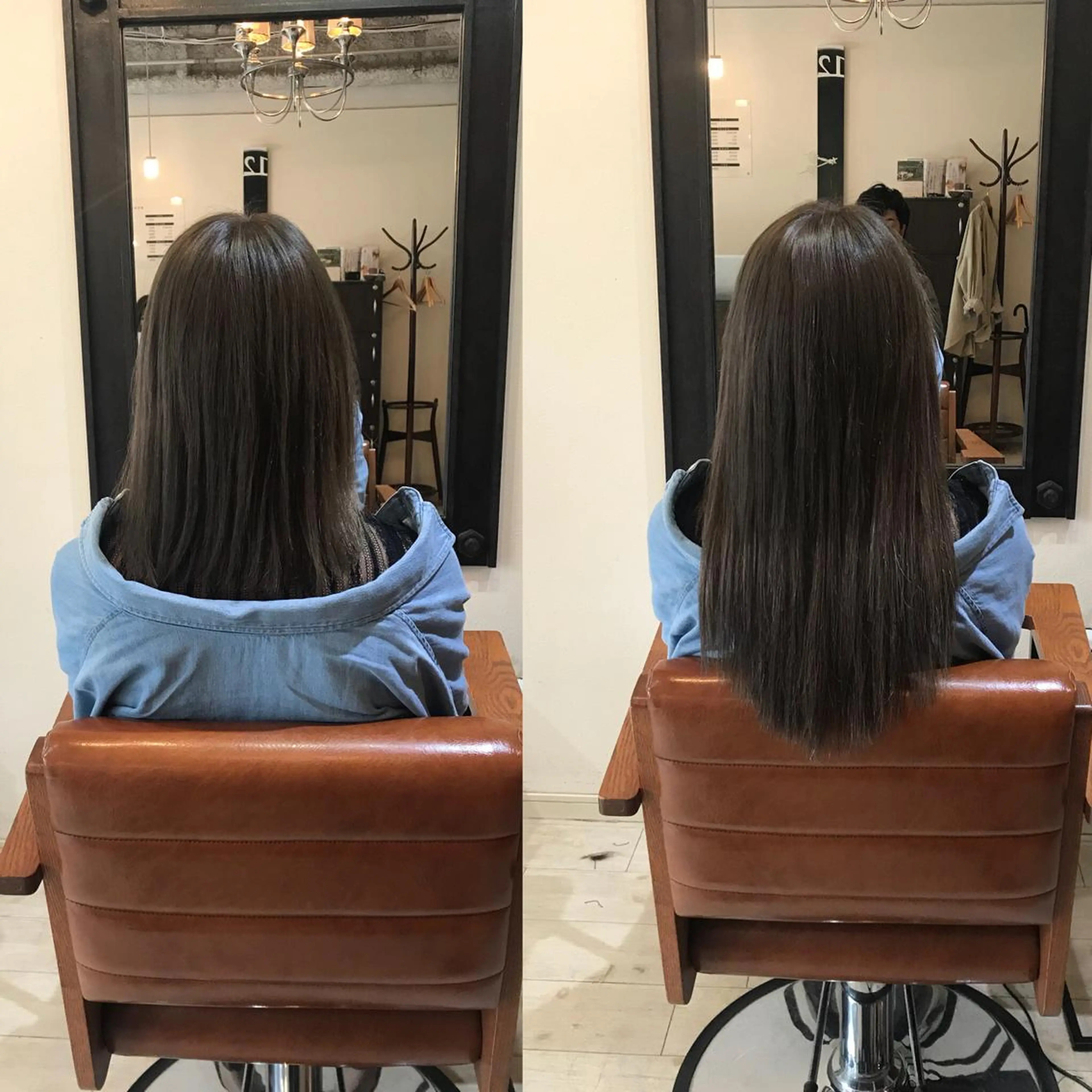 ミディアム プルエクステ エクステ Orque deux 伊藤丈晴のヘアスタイル