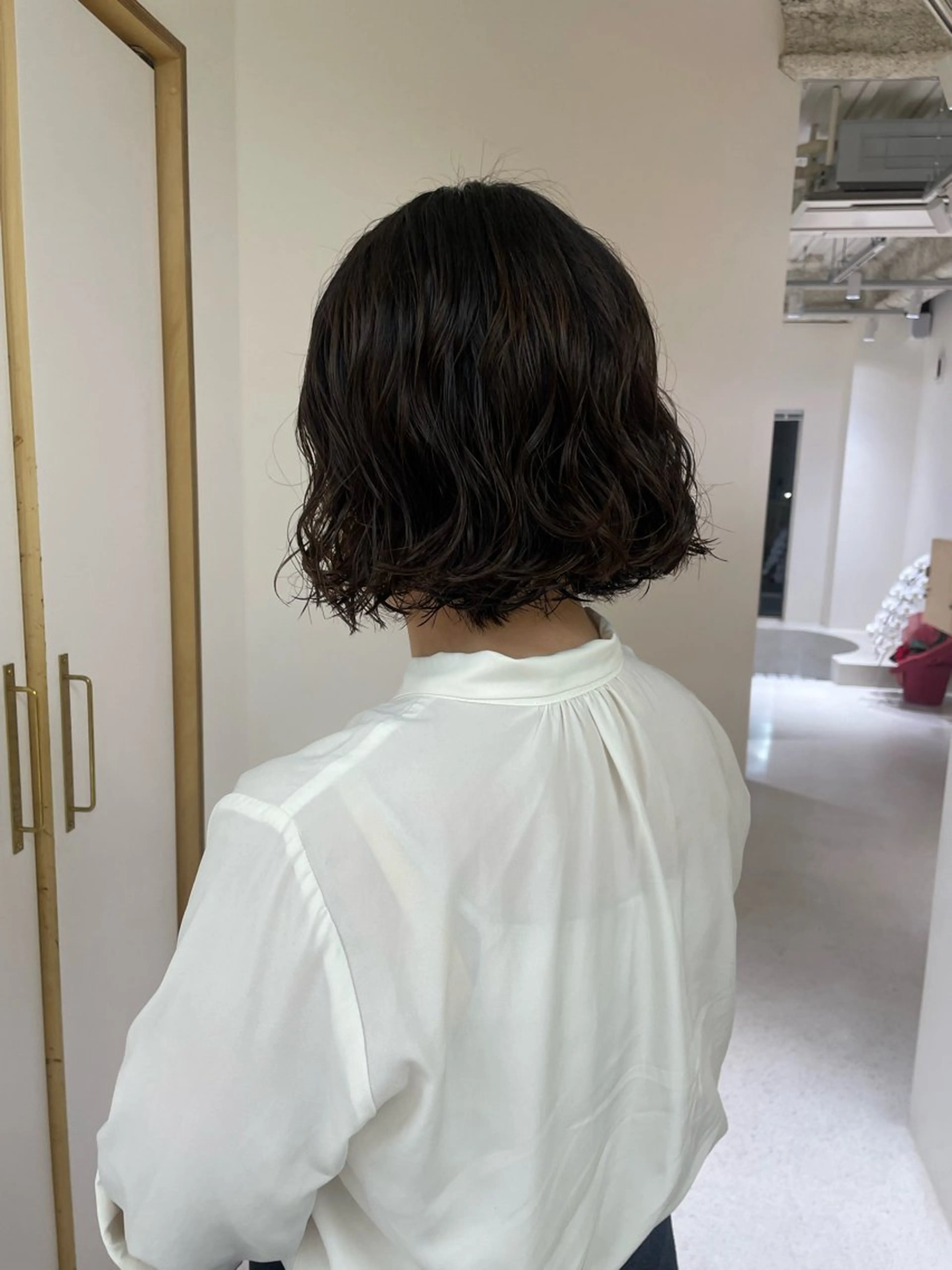 ミディアム ミディアムパーマ ボブ DEEokazaki hina.Oのヘアスタイル