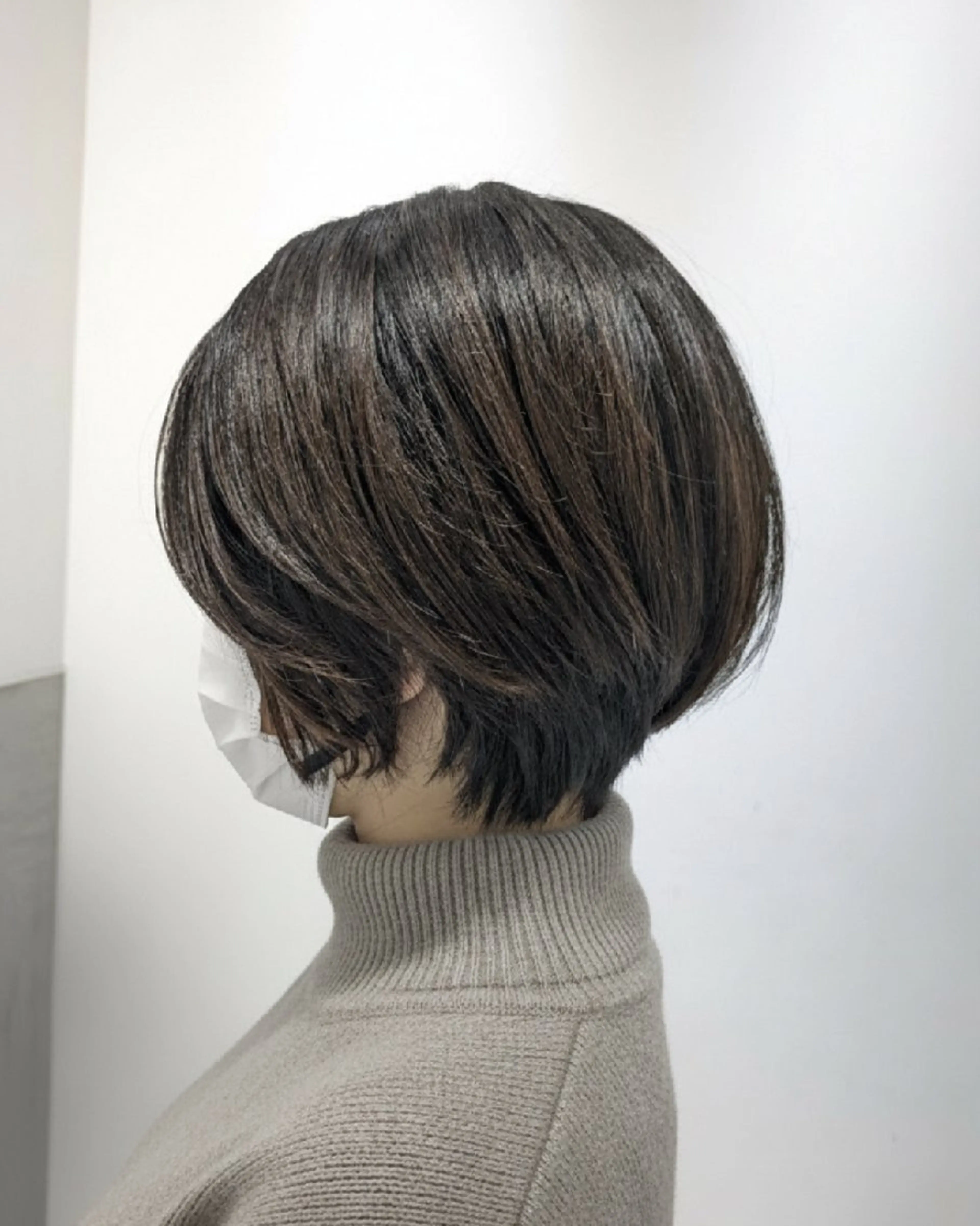 ショート ショートボブ 丸みショート ボブ ショートヘア カット トリートメント 髪質改善/韓国メンズ カット&パーマ 猿川のヘアスタイル