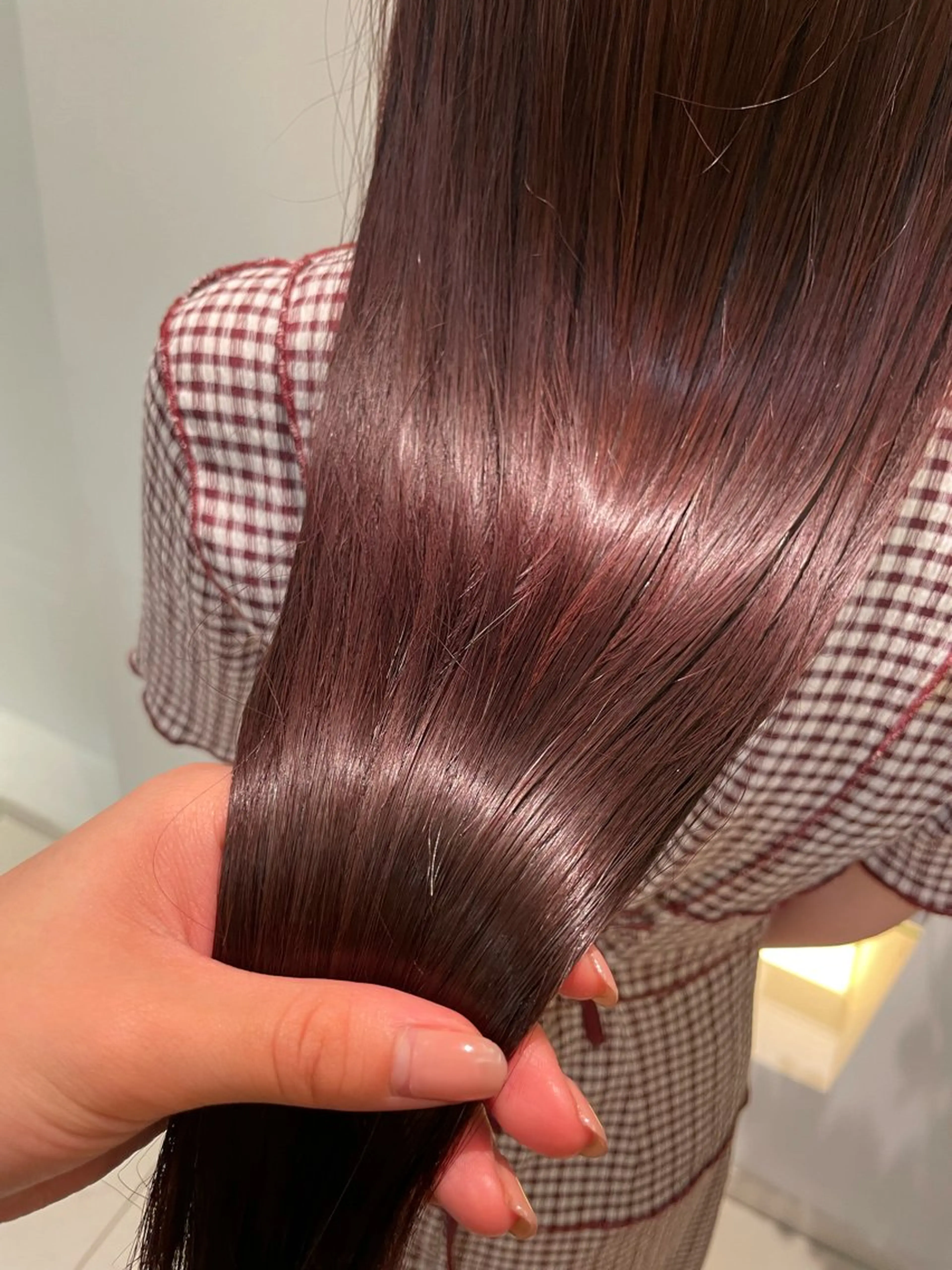 カラー ワンホン風ヘア まなのヘアスタイル