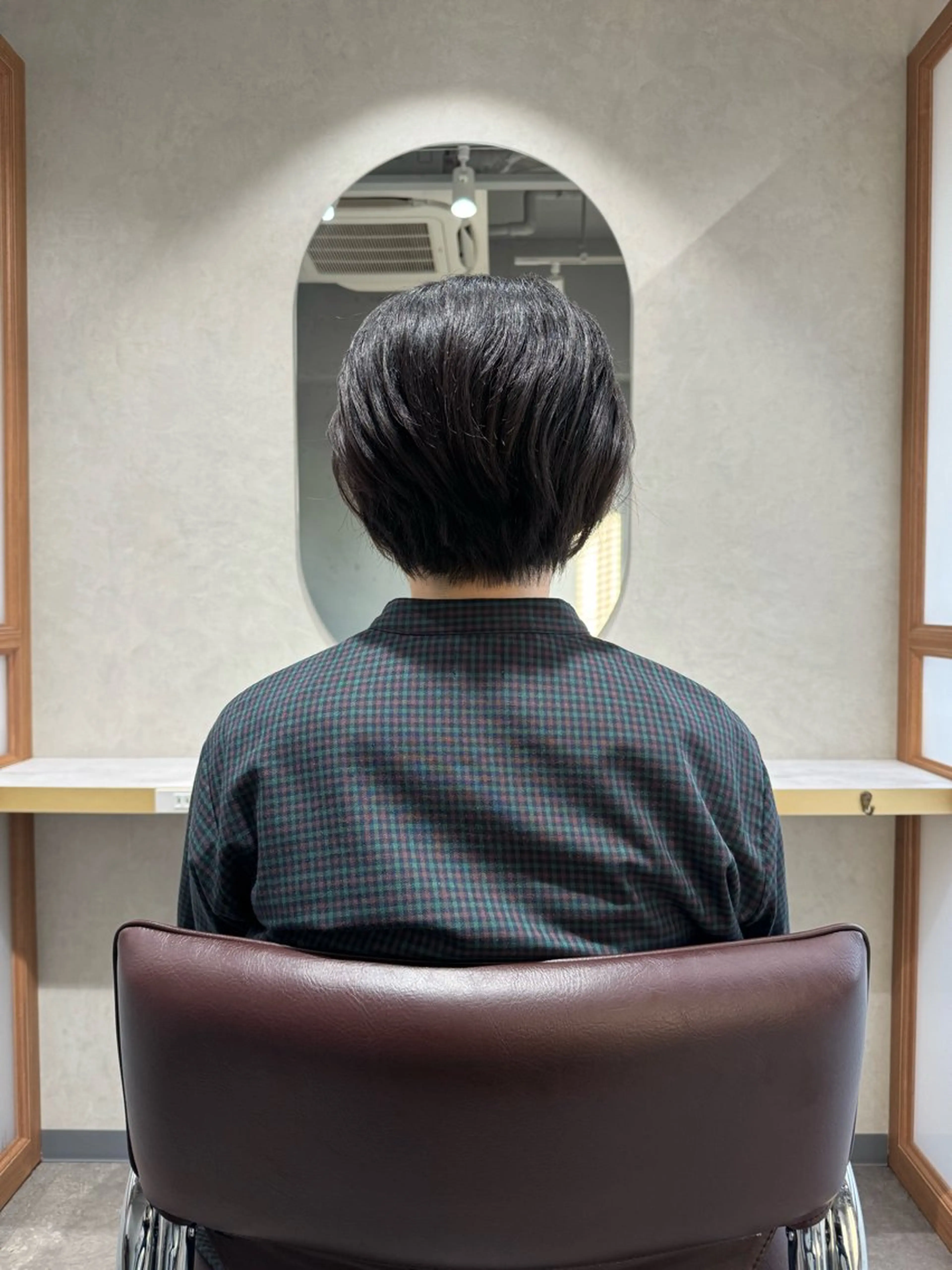 ショート カット くせ毛カット終着点 カワサキトオル溝の口のヘアスタイル