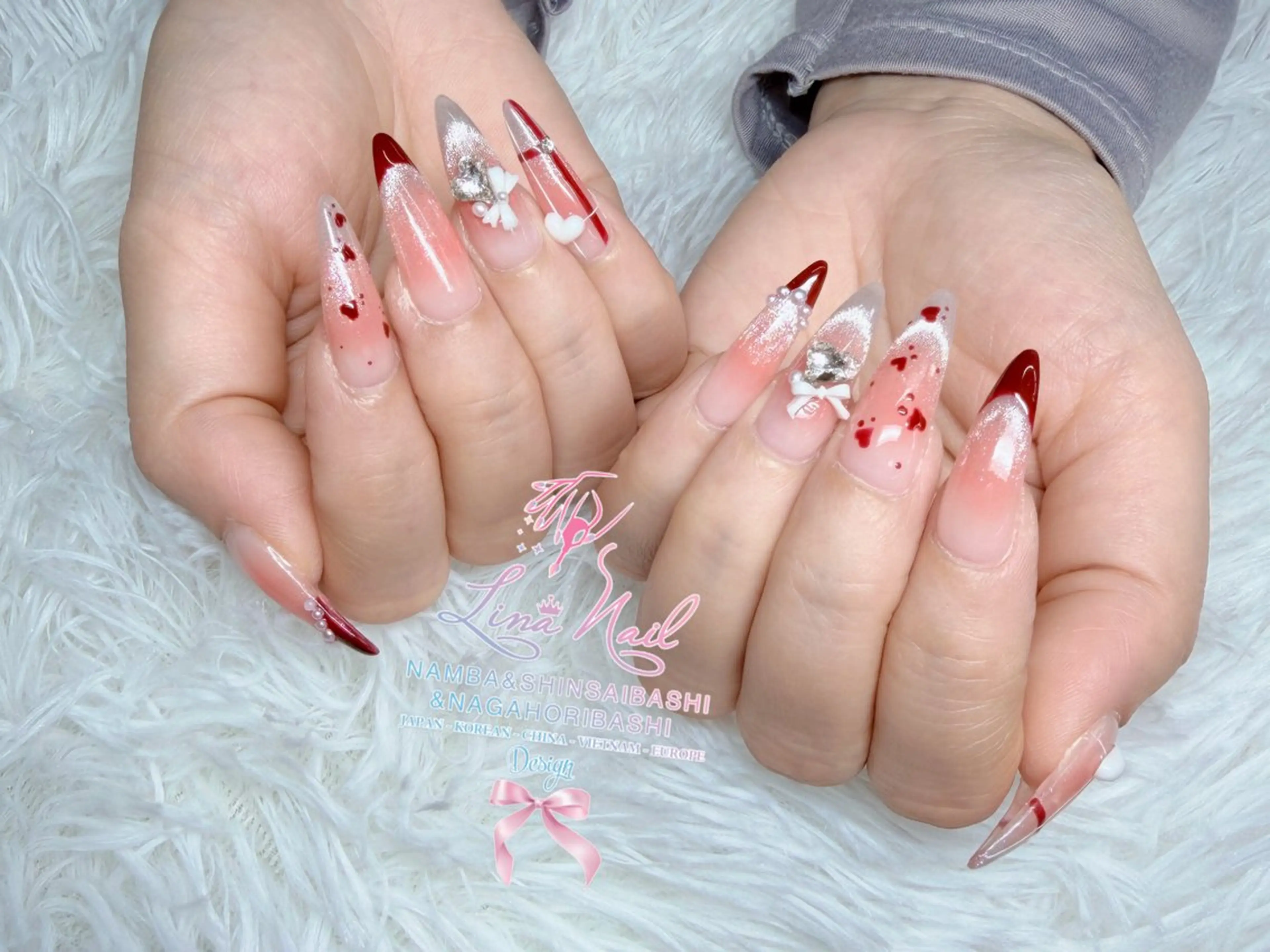ネイル フットネイル ジェルネイル 持ち込み ネイルチップ ハンドネイル リナネイル 長堀橋店／東心斎橋店のネイルデザイン