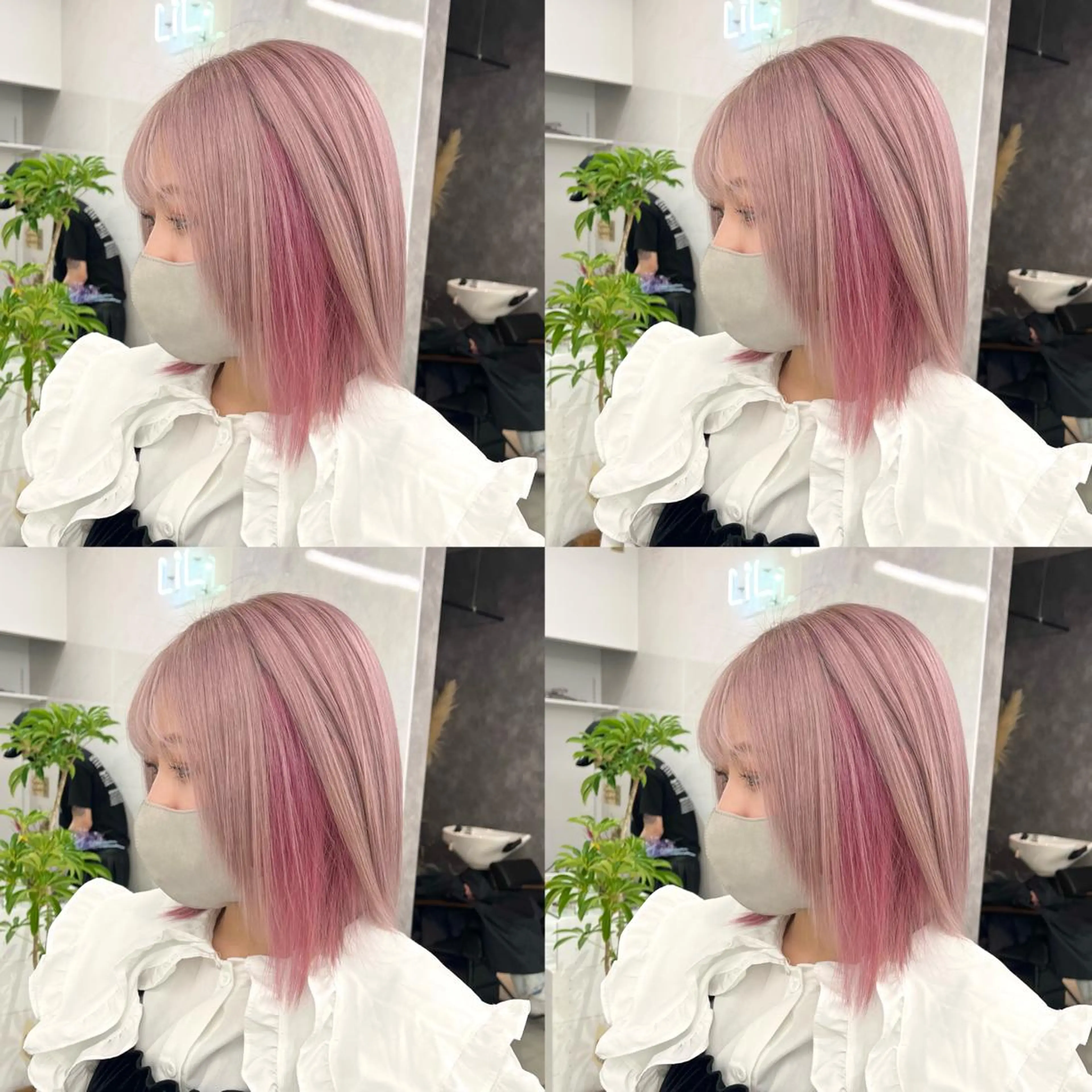 ミディアム カラー パーマ ヘアアレンジ メンズ キッズ ネイル マツエク・マツパ アイブロウ ヘアカラー トリートメント 💖オタク美容師 ꒰ঌ♡モモ♡໒꒱のヘアスタイル