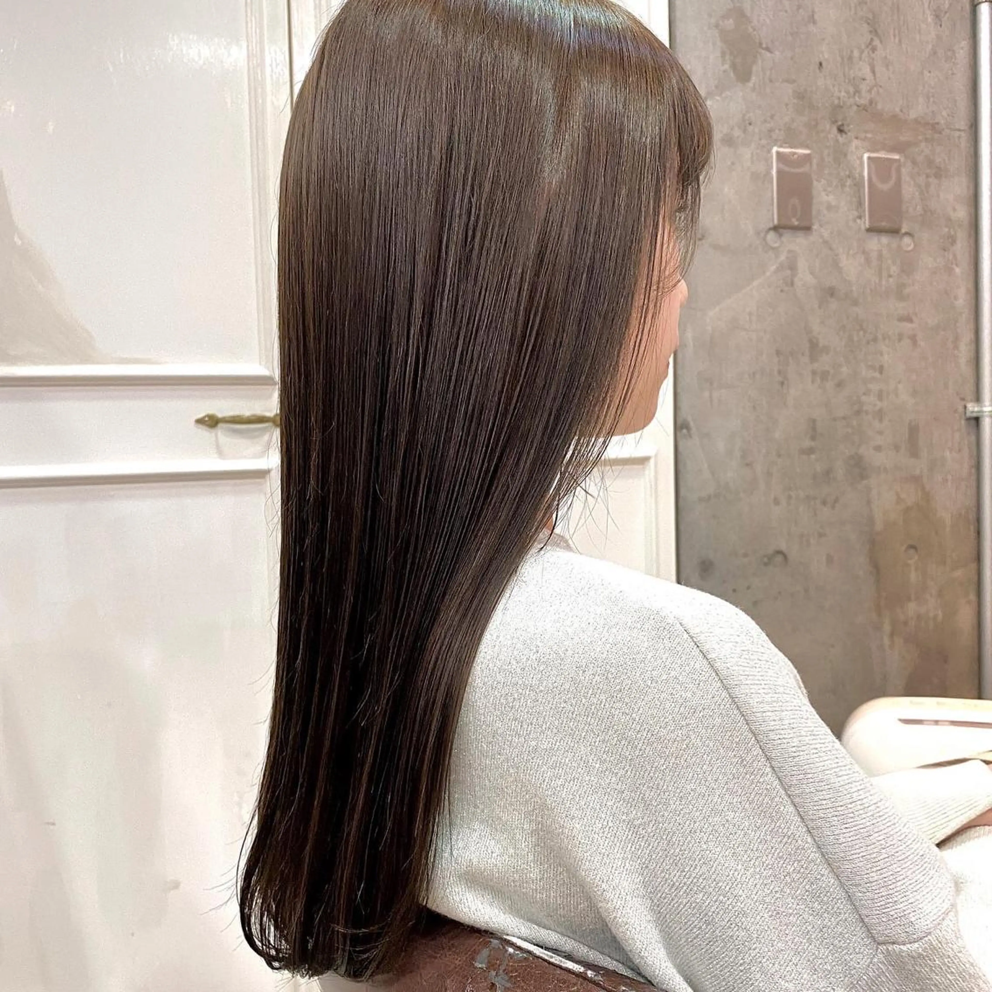 セミロング カラー ヘアアレンジ 【ダメージレス施術】 【透明感】北村 拓也のヘアスタイル