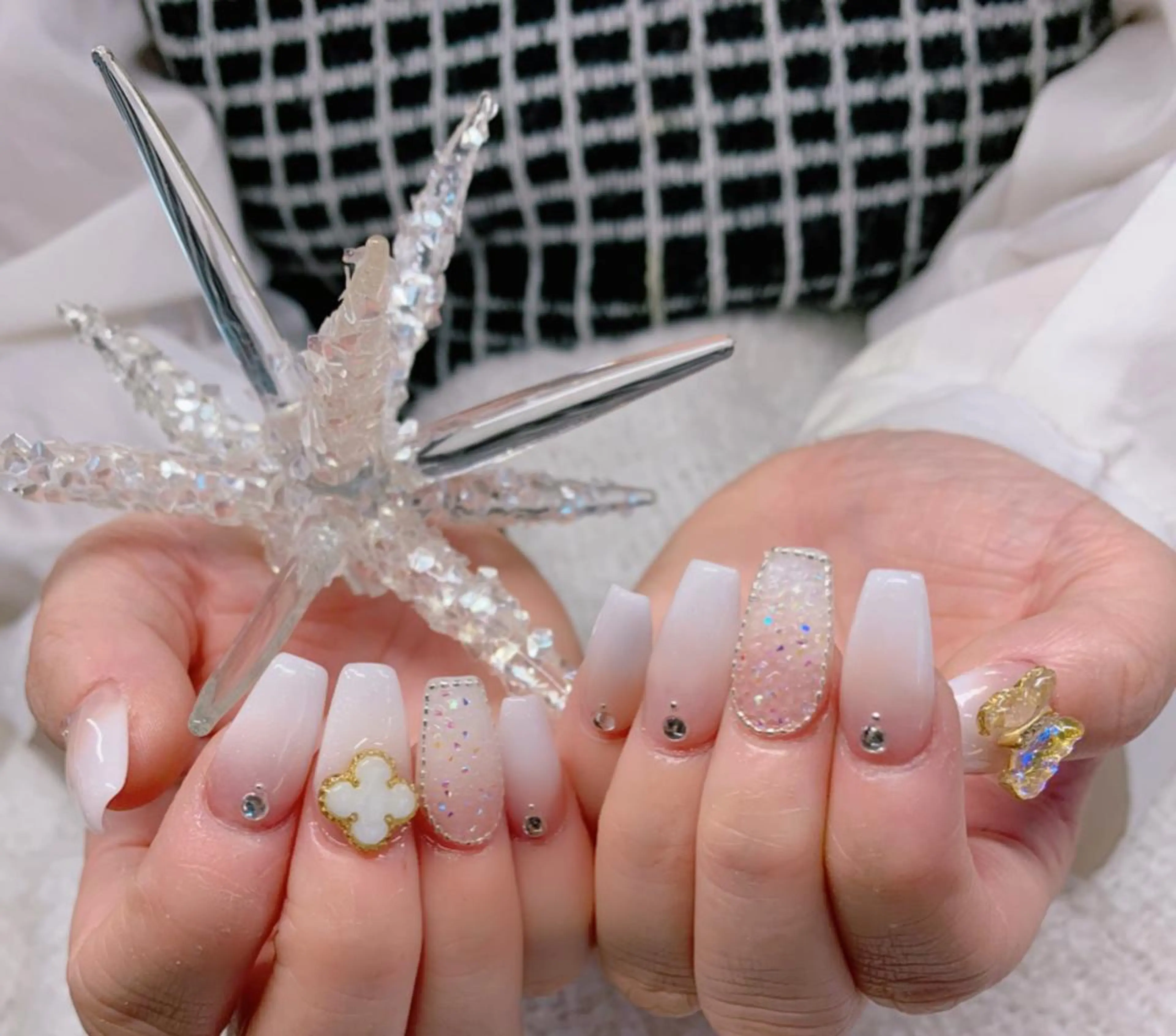 ネイル 長さ出し 韓国ネイル スカルプネイル *･*MIMnail 1号店･*:･*のネイルデザイン