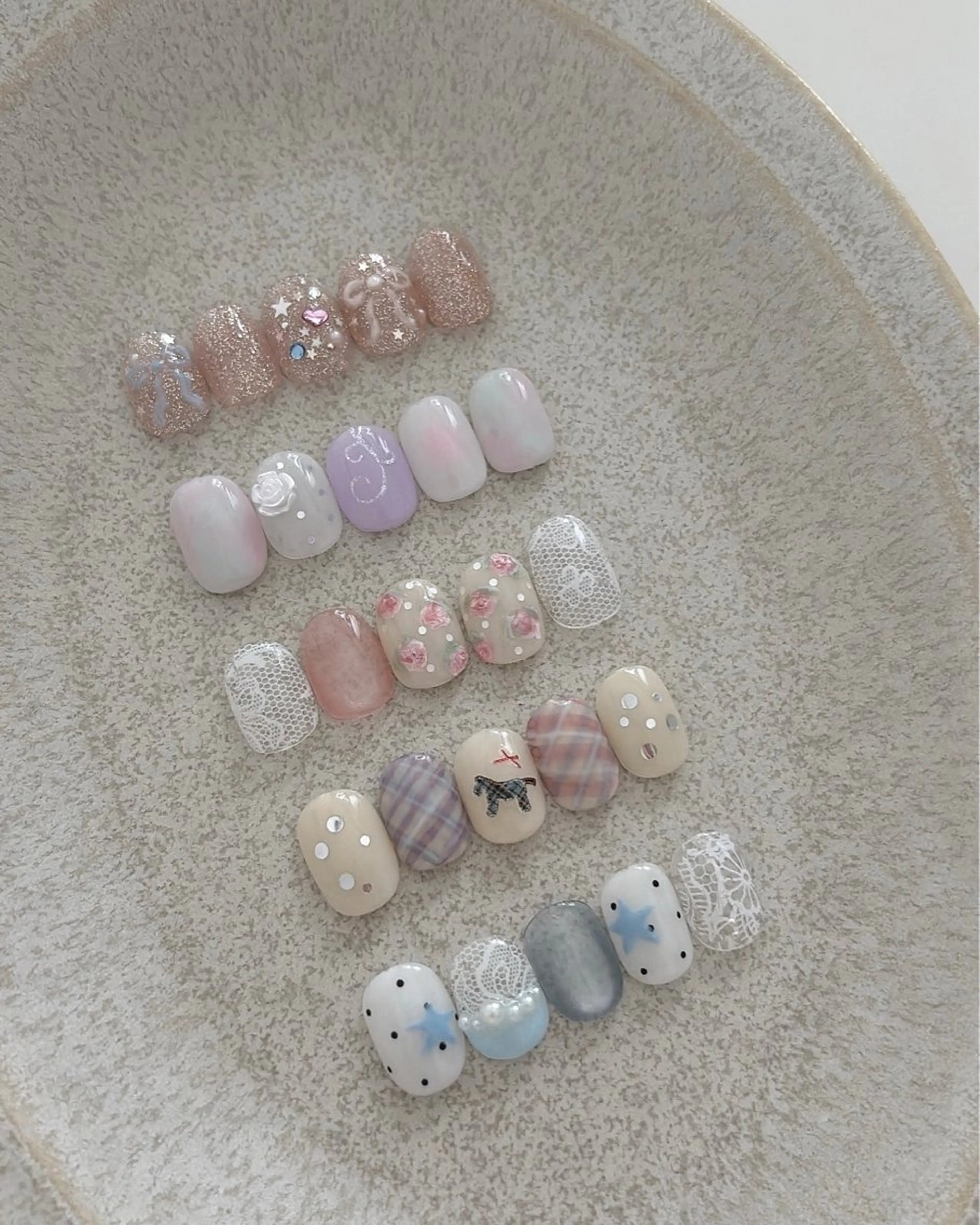 ネイル アートネイル my little 𖠿 .゜のネイルデザイン