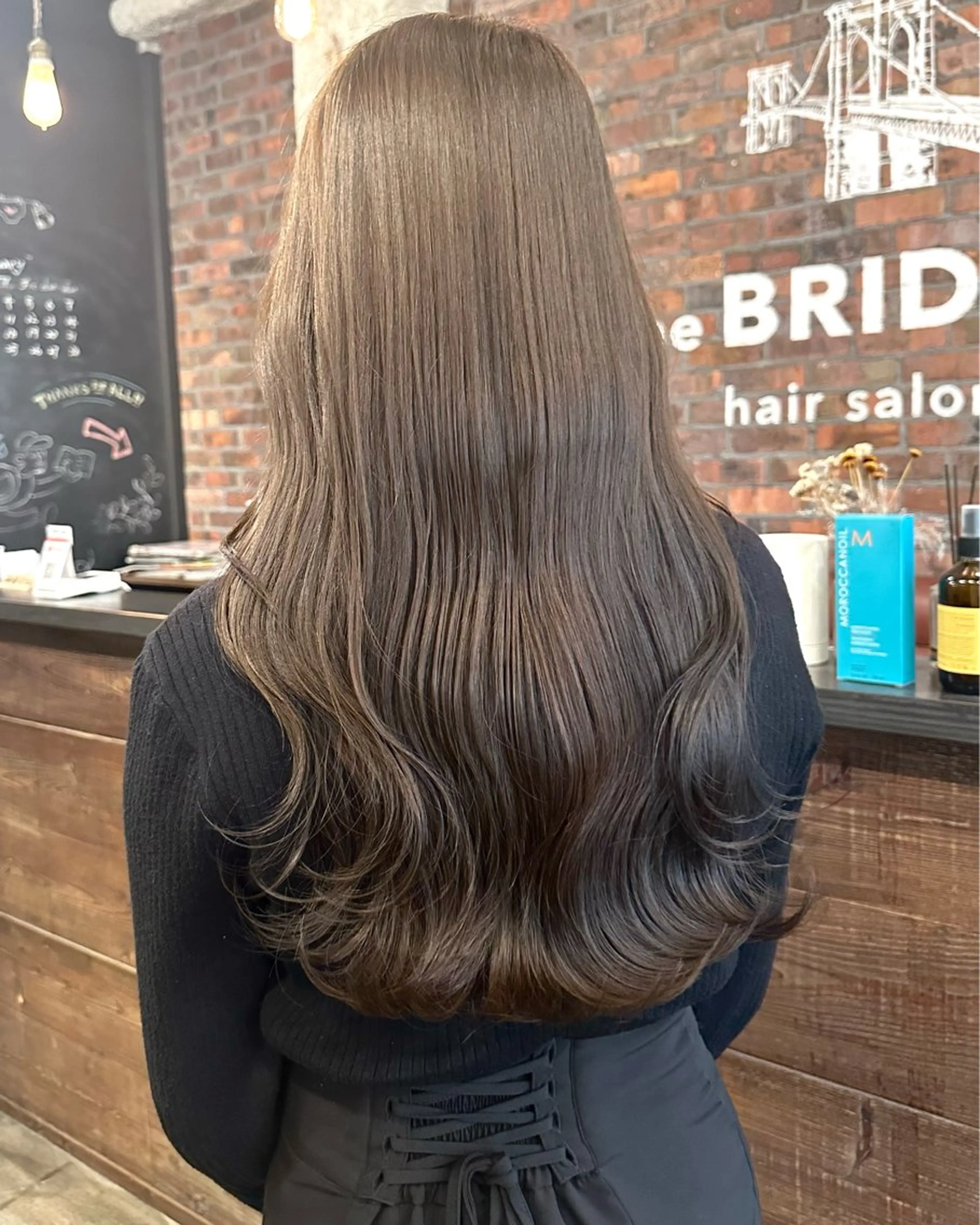ロング カラー カット ヘアカラー トリートメント 村田 来倖のヘアスタイル
