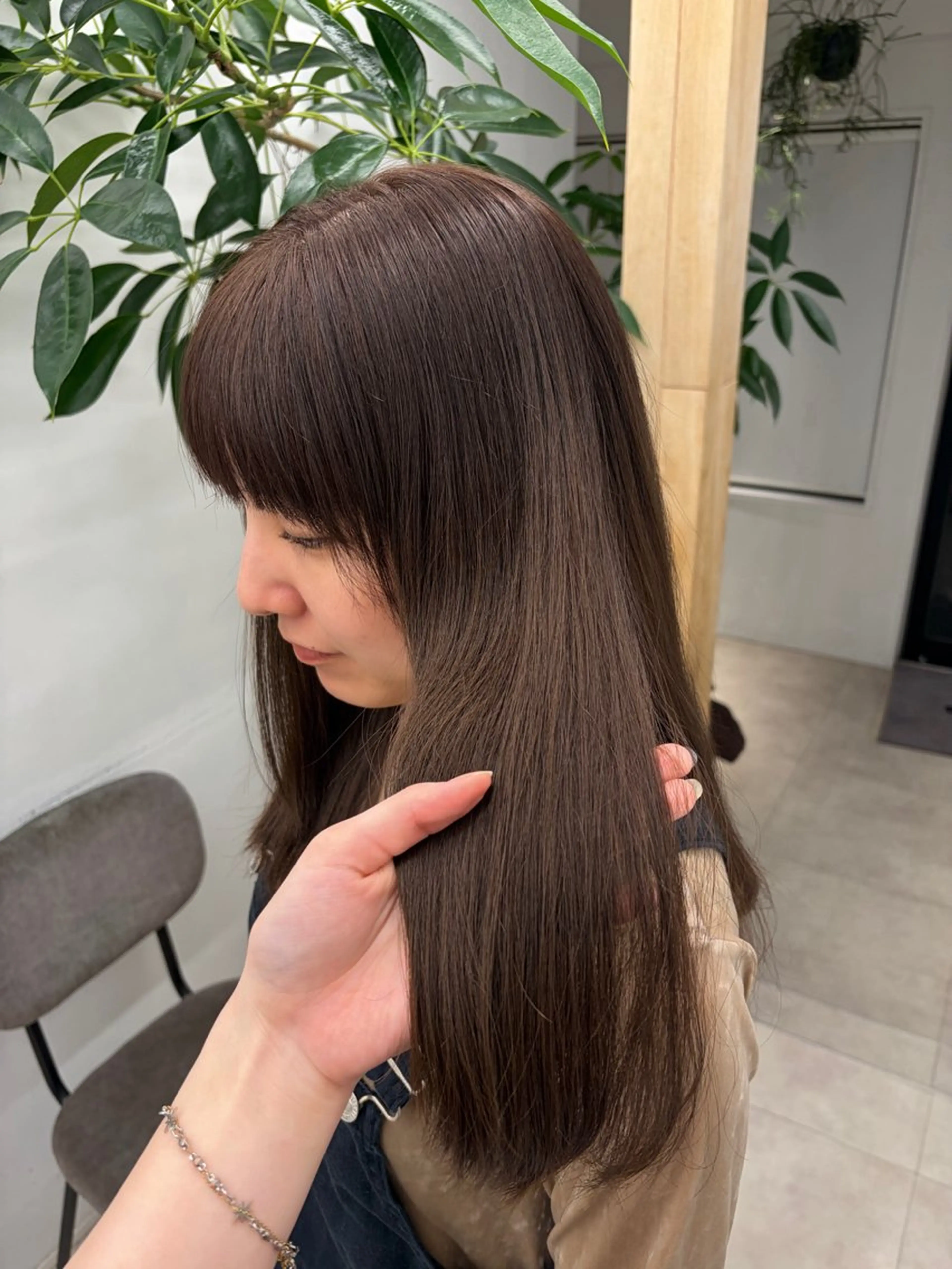 カラー ヘアカラー トリートメント lomalia ayuのヘアスタイル