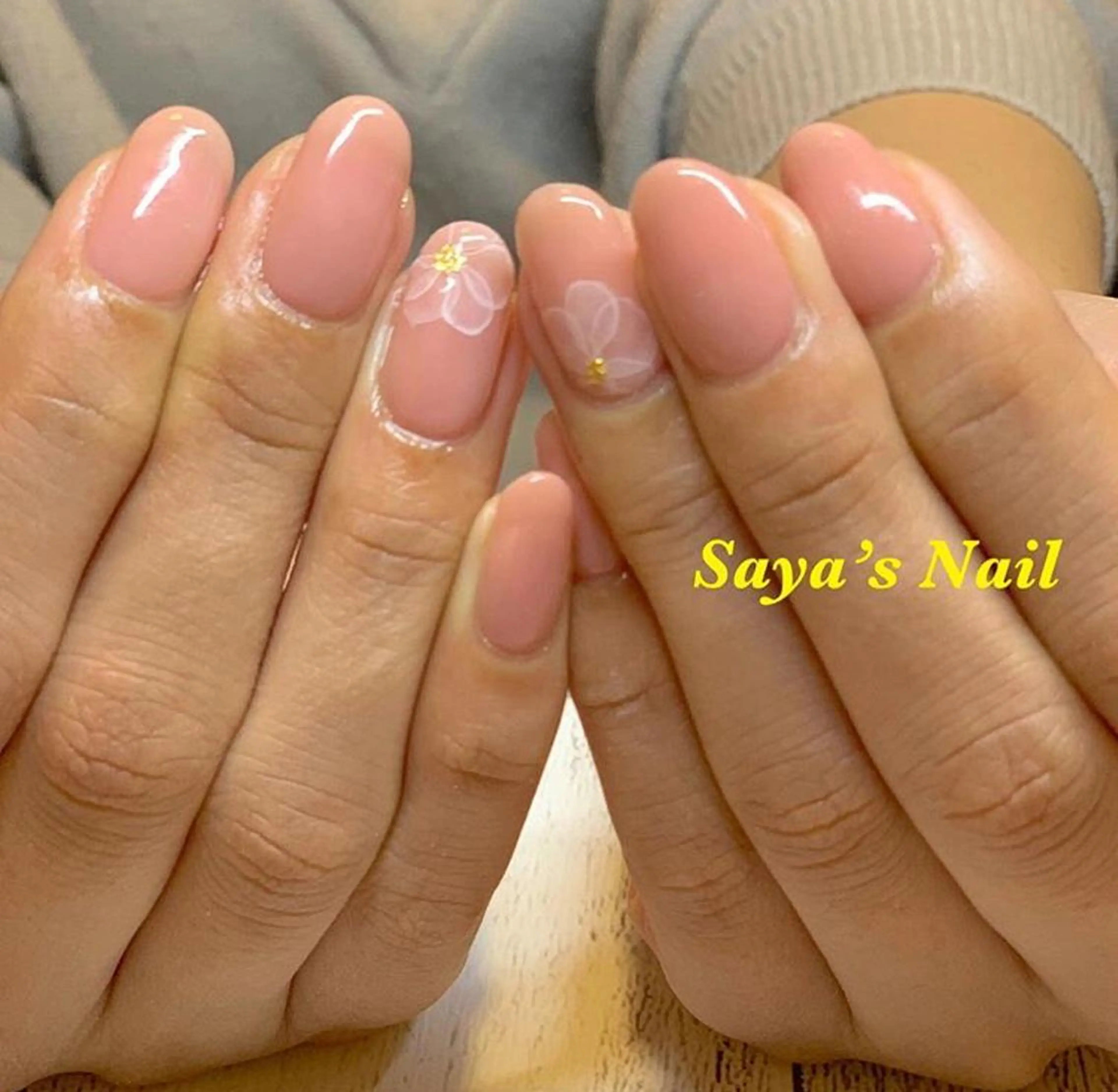 ネイル フラワーネイル SantéNail SAYAKAのネイルデザイン