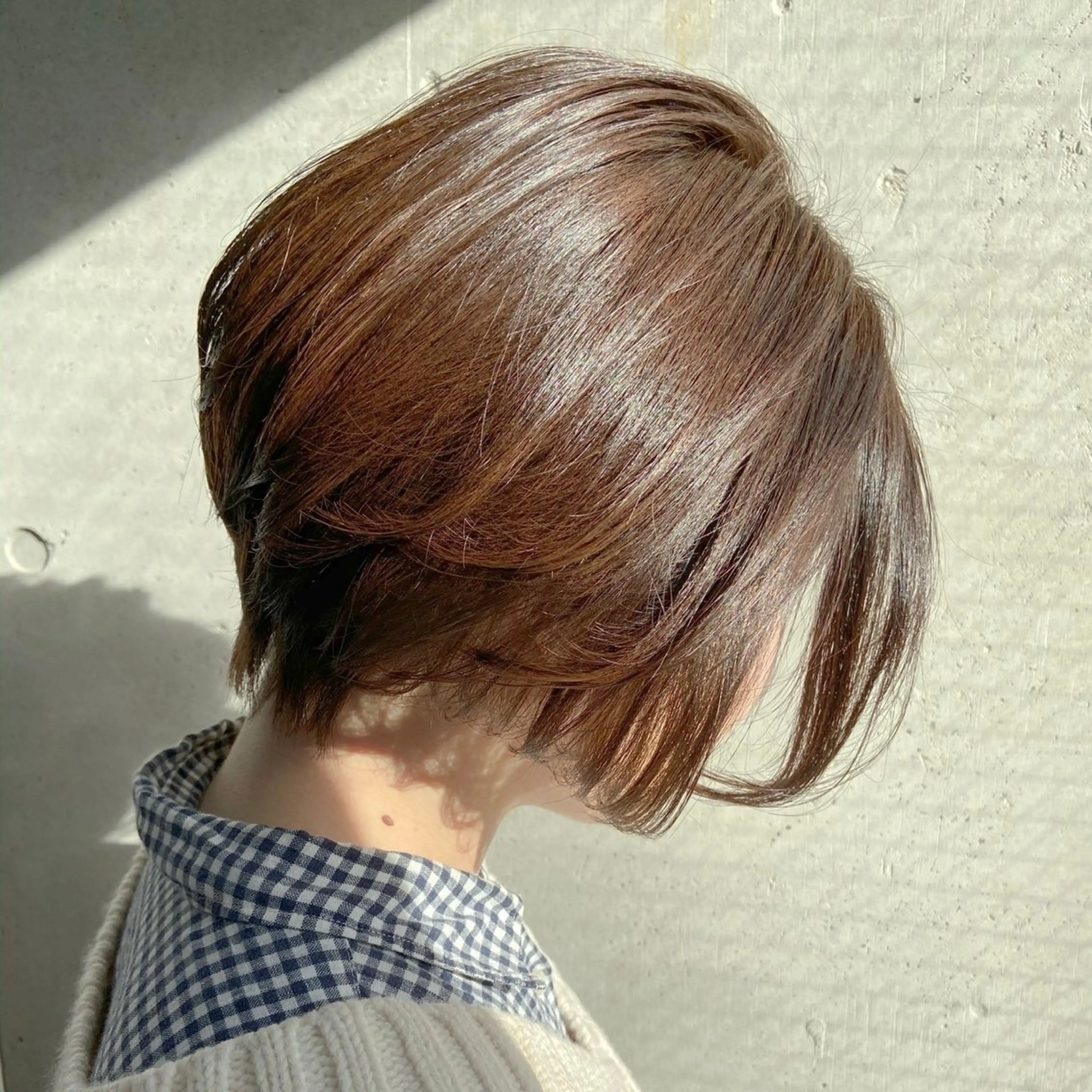 ショート カット ヘアカラー トリートメント 中山 丈也のヘアスタイル