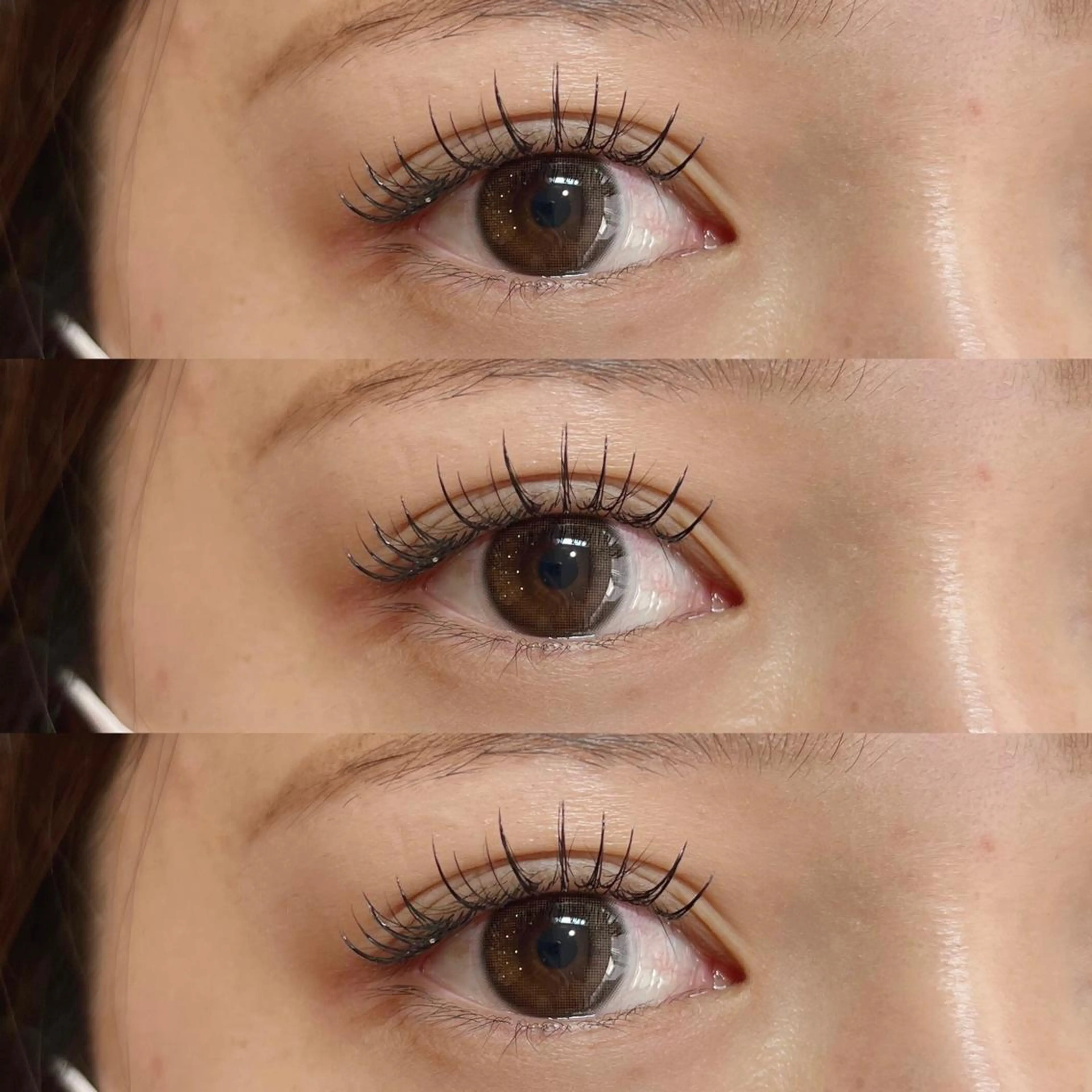 マツエク・マツパ 束感まつ毛 キュート Dカール フラットラッシュ 千島 里歩のマツエク・マツパデザイン