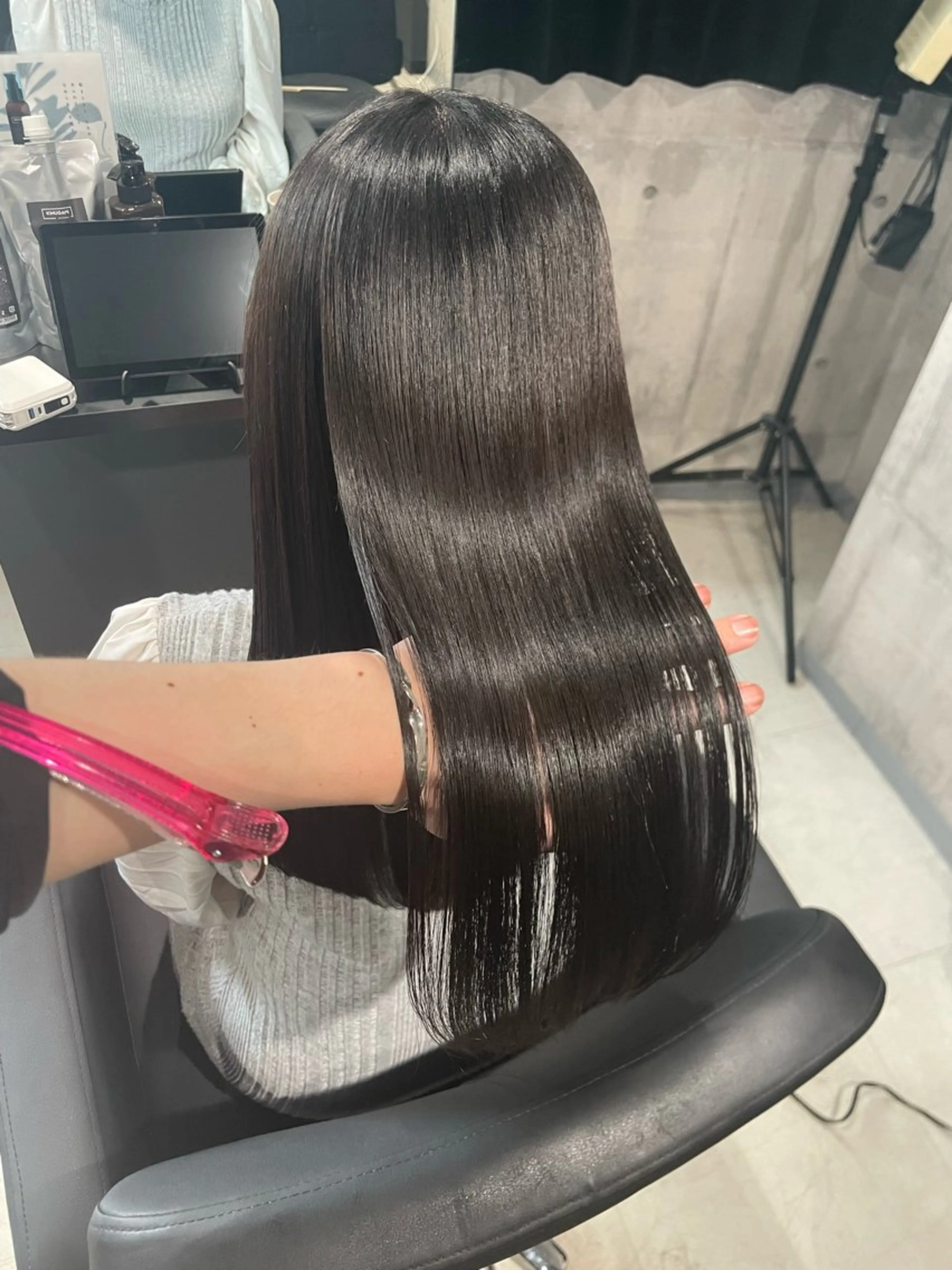 ロング 縮毛矯正 カット 縮毛矯正 トリートメント 🫧透明感/美髪🫧 Hiroakiのヘアスタイル