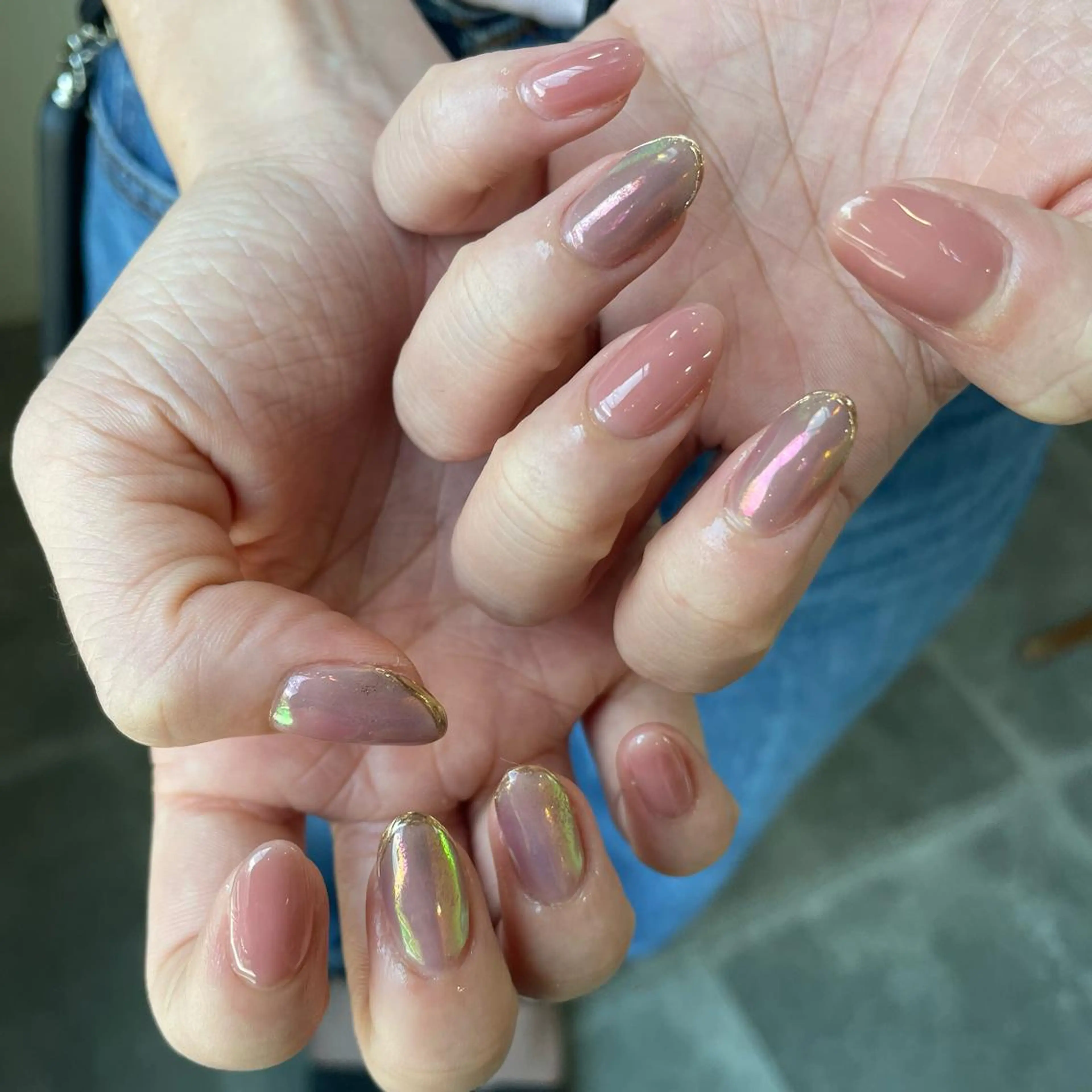 ネイル シンプルネイル SOL　nail イマナカのネイルデザイン