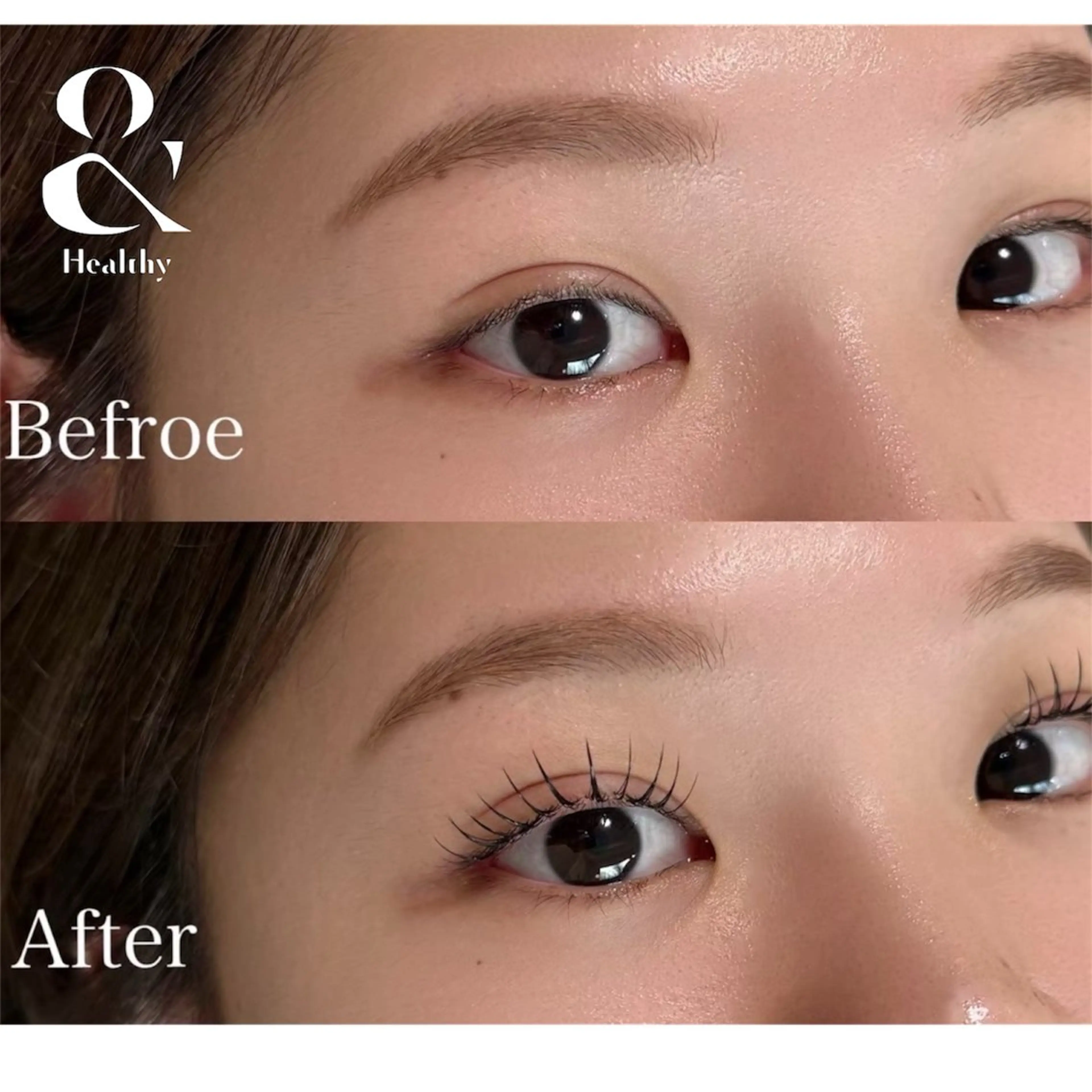 《＆healthy》︎💕︎フラットラッシュ120本＋まつげパーマ👀限定価格✨️の写真