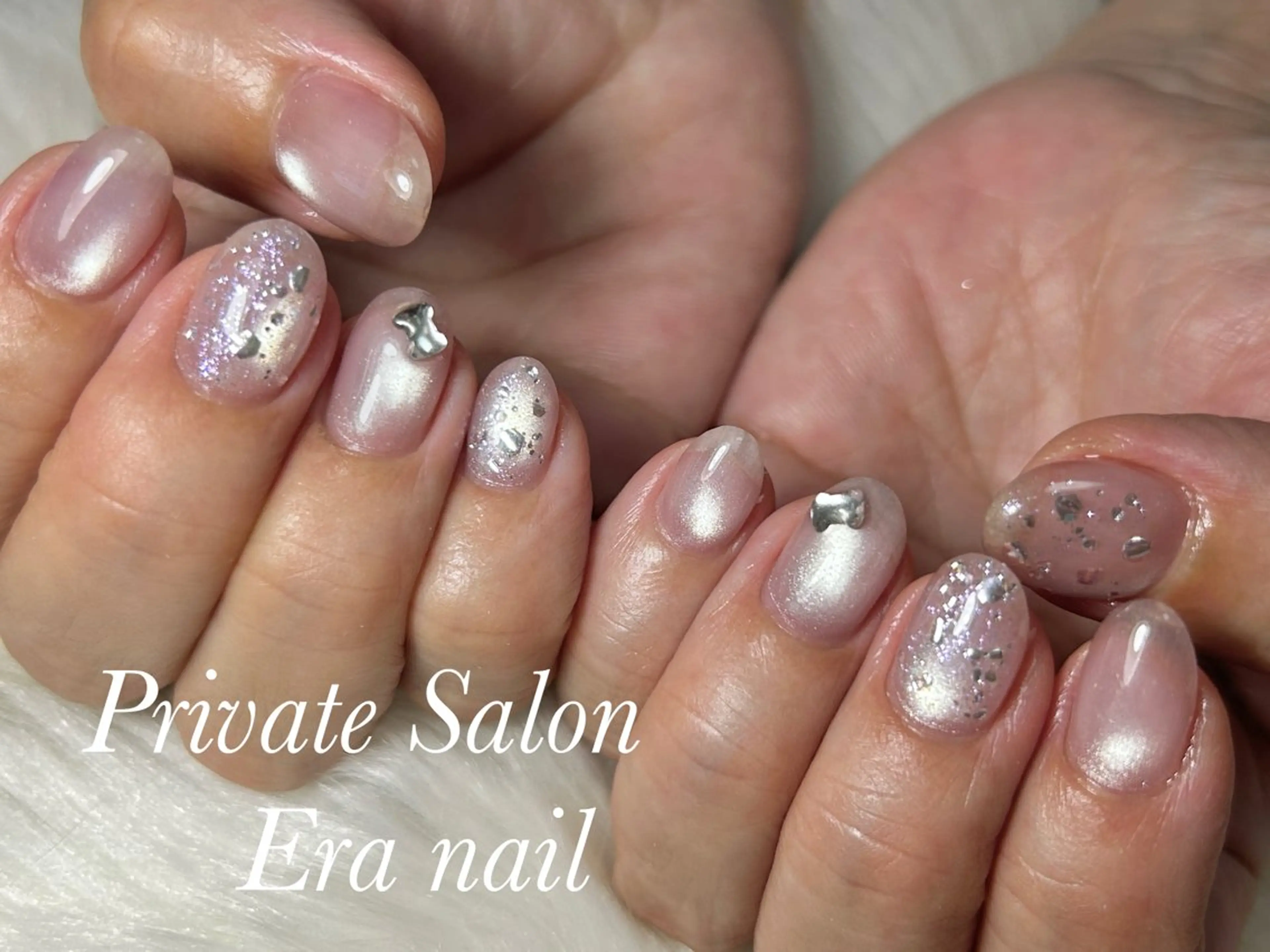 ネイル マグネットネイル ハンドネイル Era nailのネイルデザイン