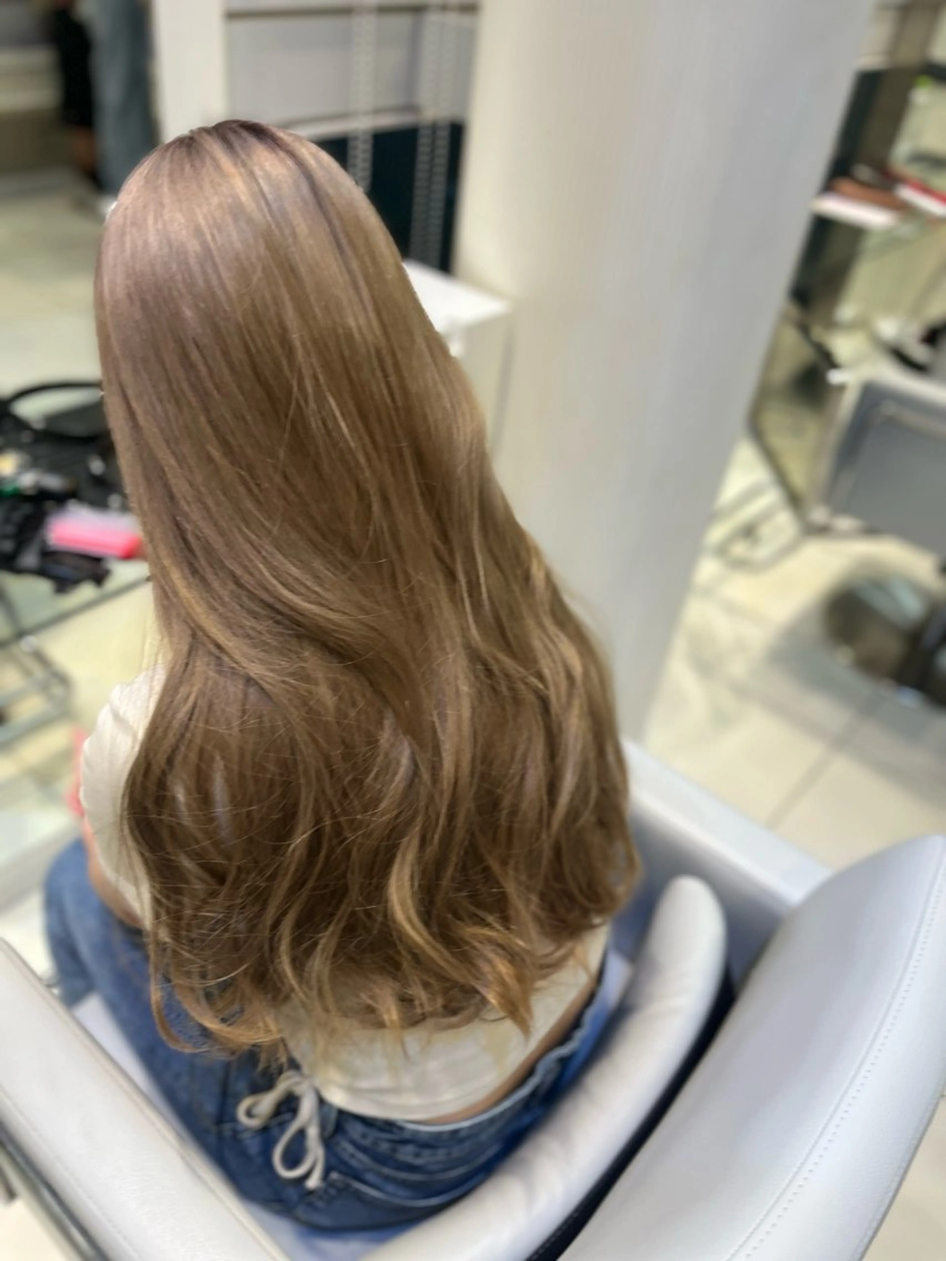 ロング カラー ヘアアレンジ 齋藤 艶珠のヘアスタイル