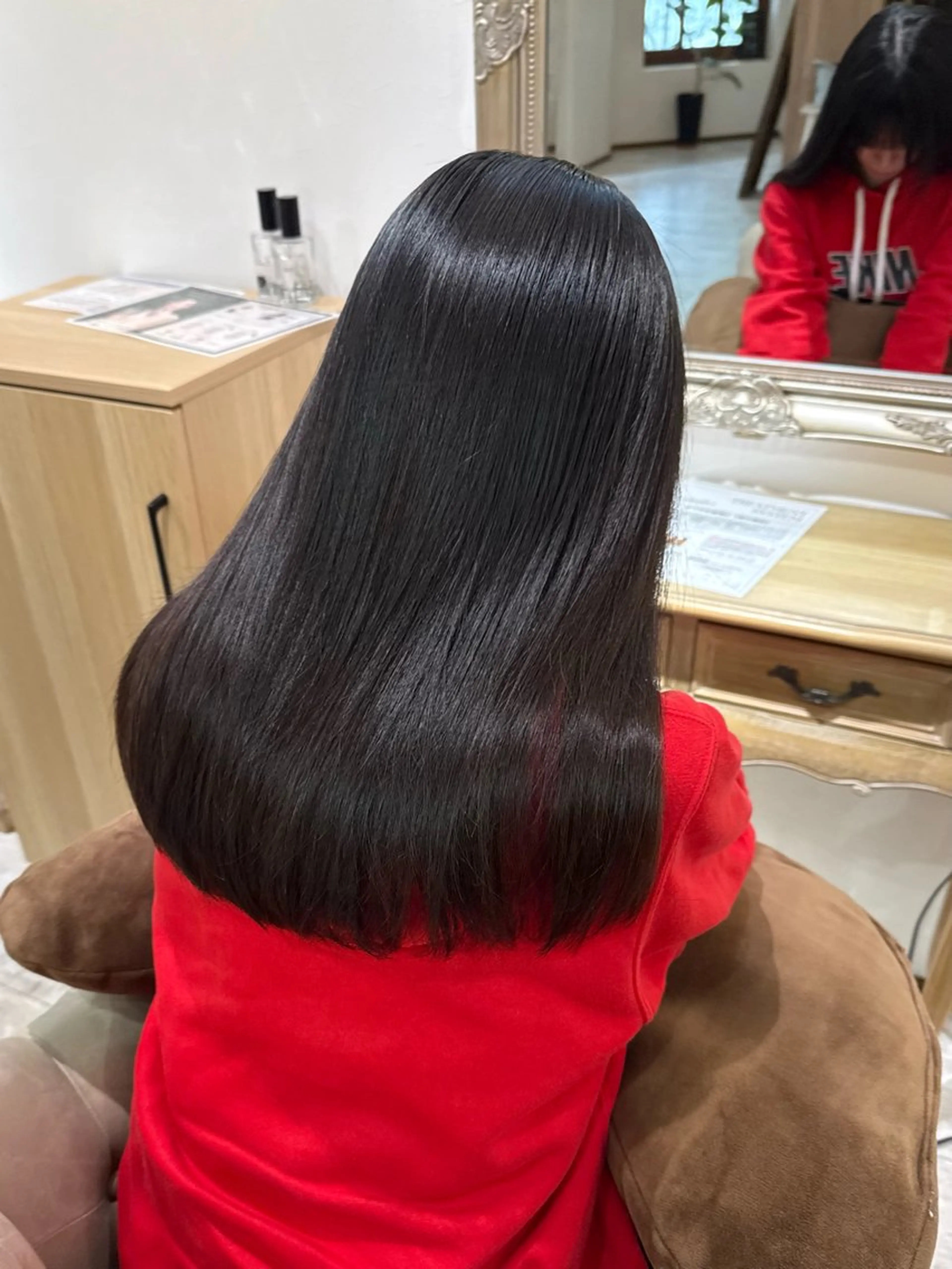 ロング 縮毛矯正 豊田市/小笠原 蒼のヘアスタイル