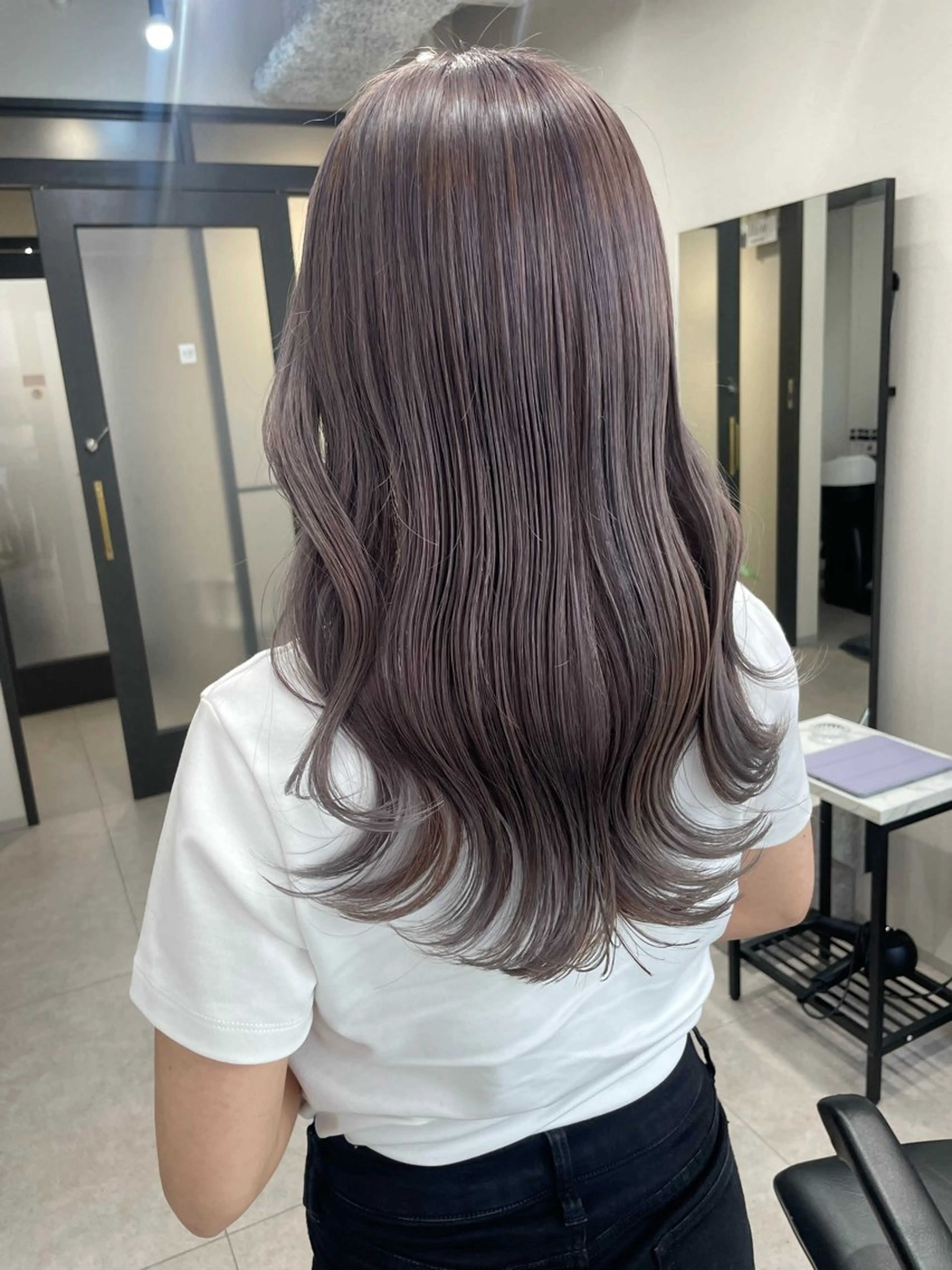ロング カラー カット ヘアカラー 髪質改善will hairdesignのヘアスタイル
