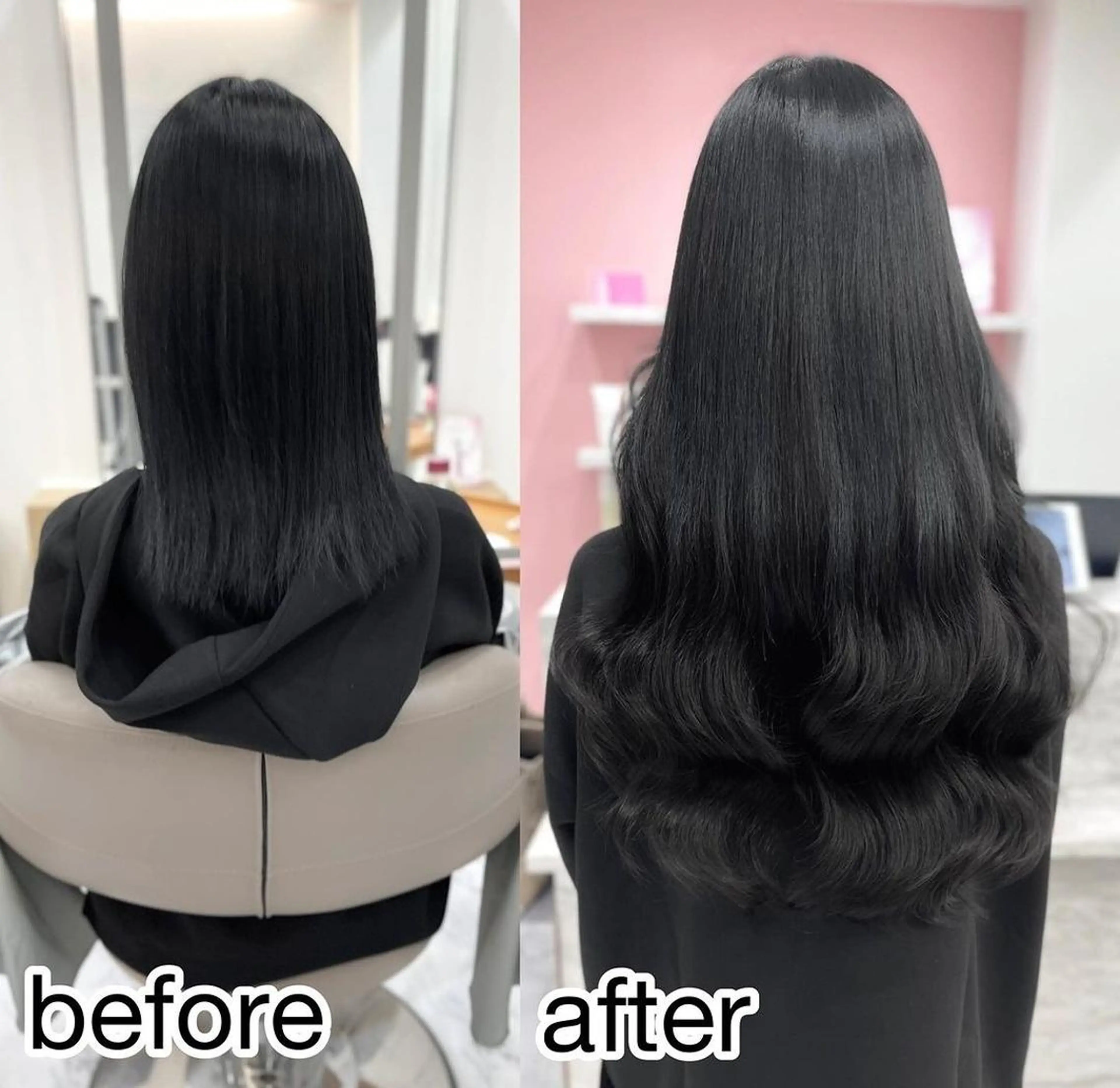 カラー ロング 桃屋 桃屋のヘアスタイル