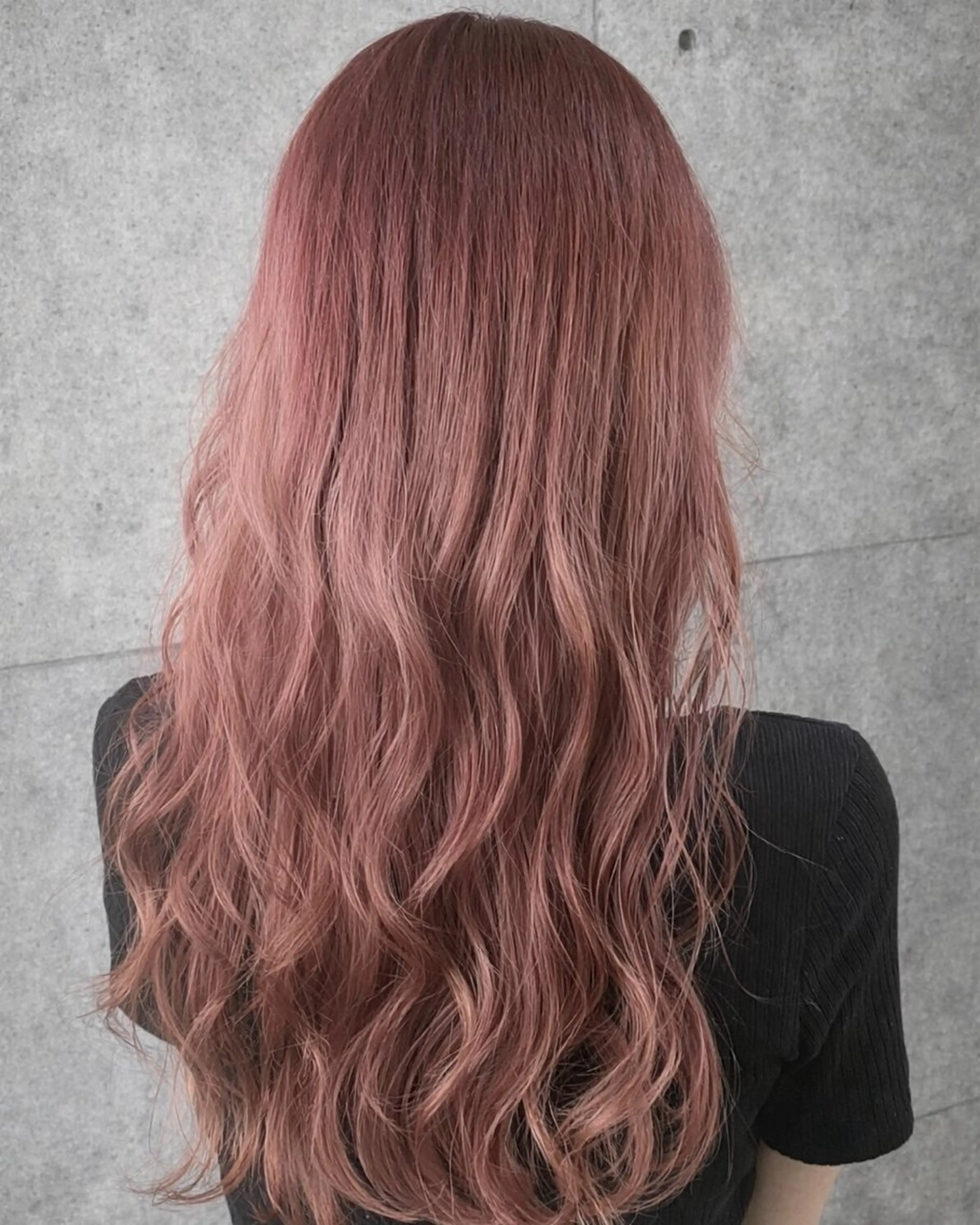 ロング カラー ピンクカラー 萩原 凌✄のヘアスタイル