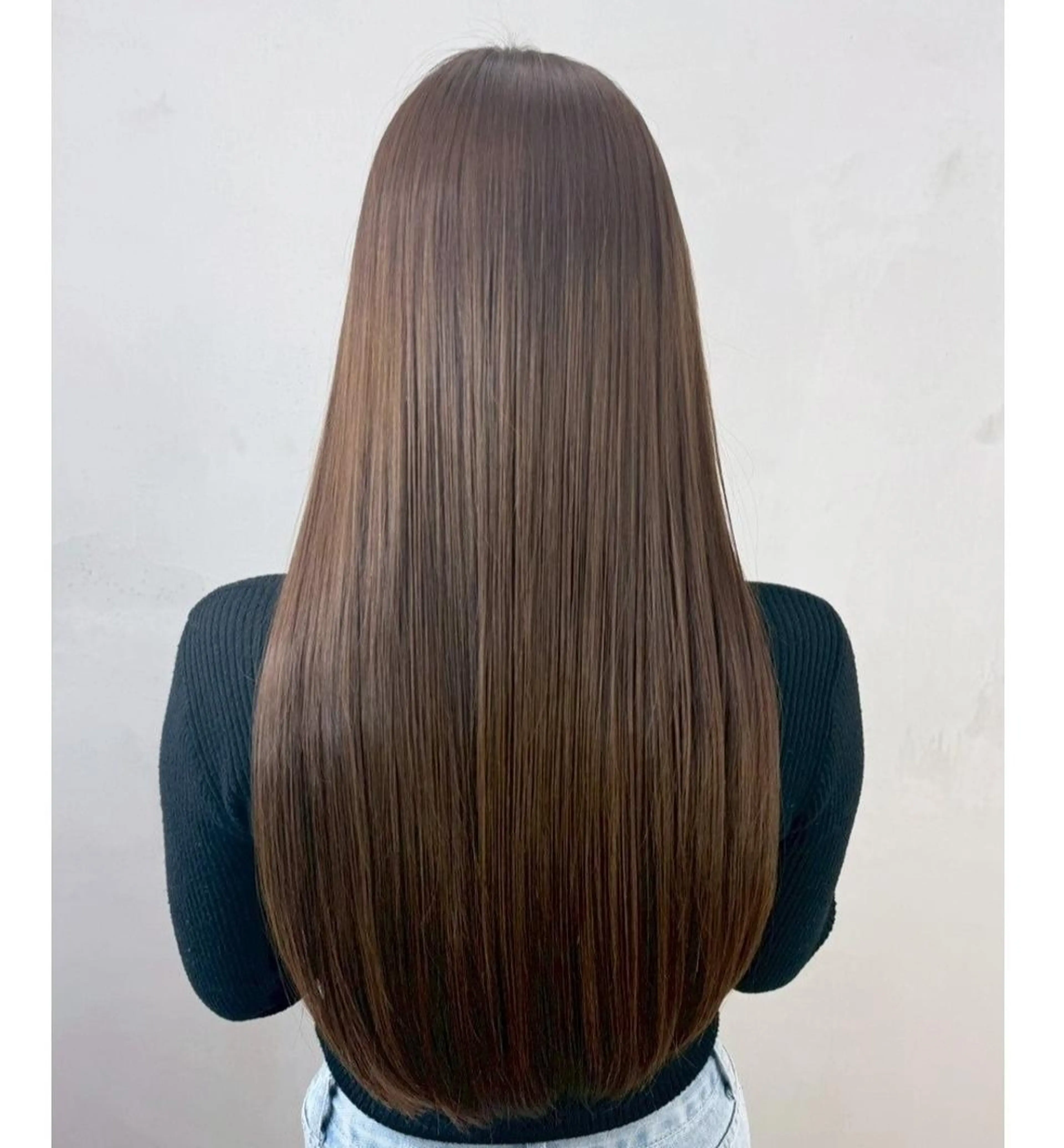 ロング カット 縮毛矯正 トリートメント ITbyALBUM 八王子店のヘアスタイル